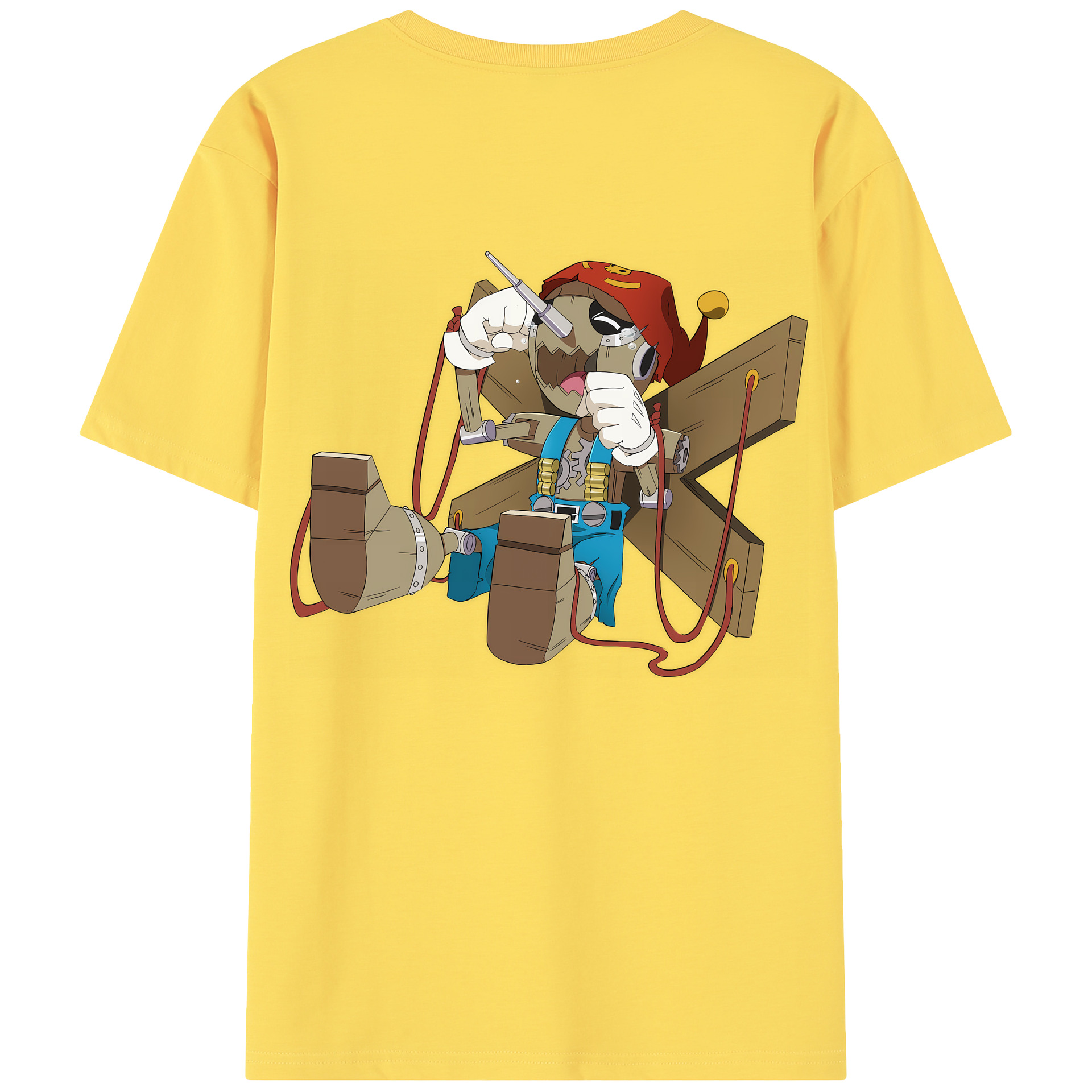（画像用） Digimon デジタルモンスター/デジモン 綿100％半袖Tシャツ（背面プリント）