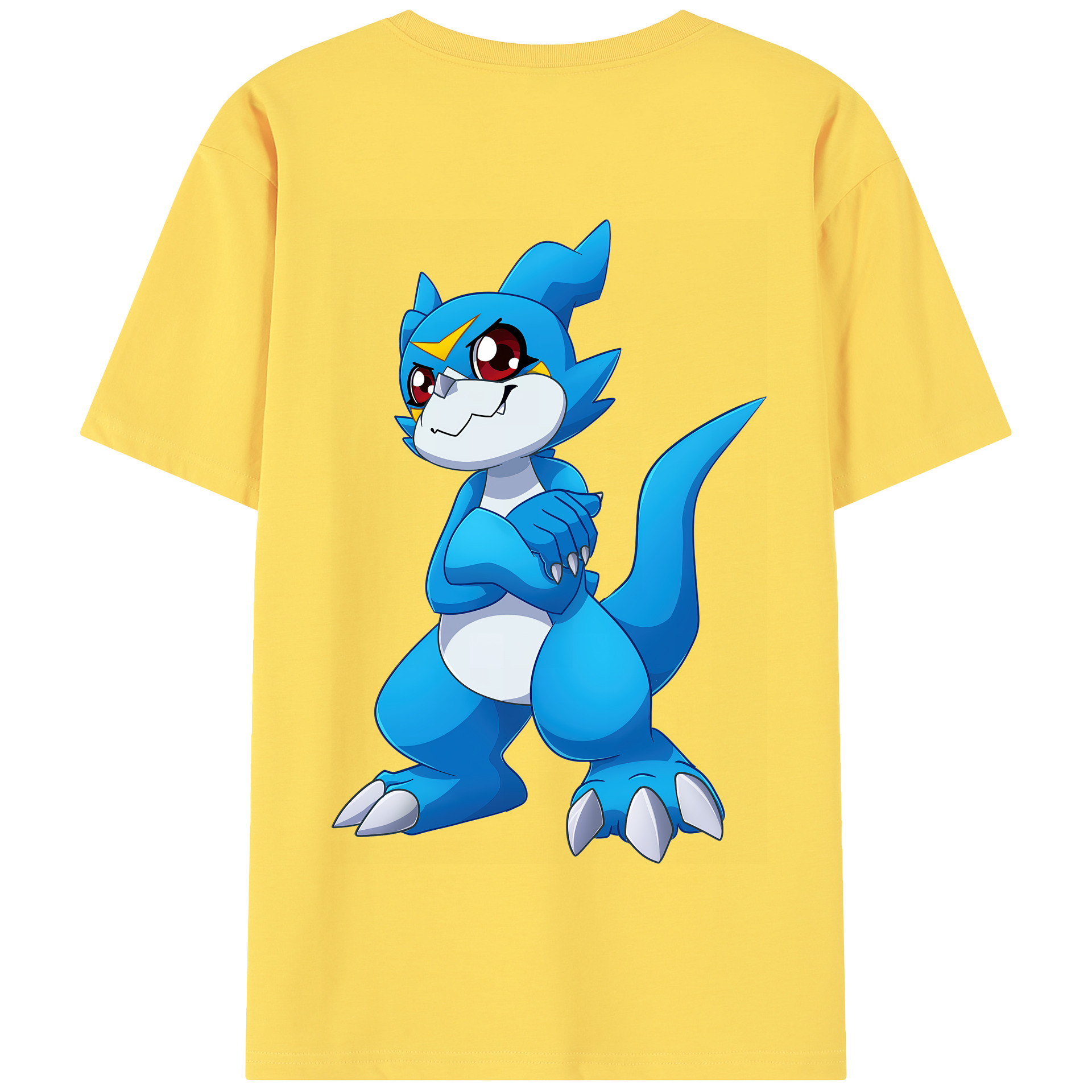 （画像用） Digimon デジタルモンスター/デジモン 綿100％半袖Tシャツ（背面プリント）