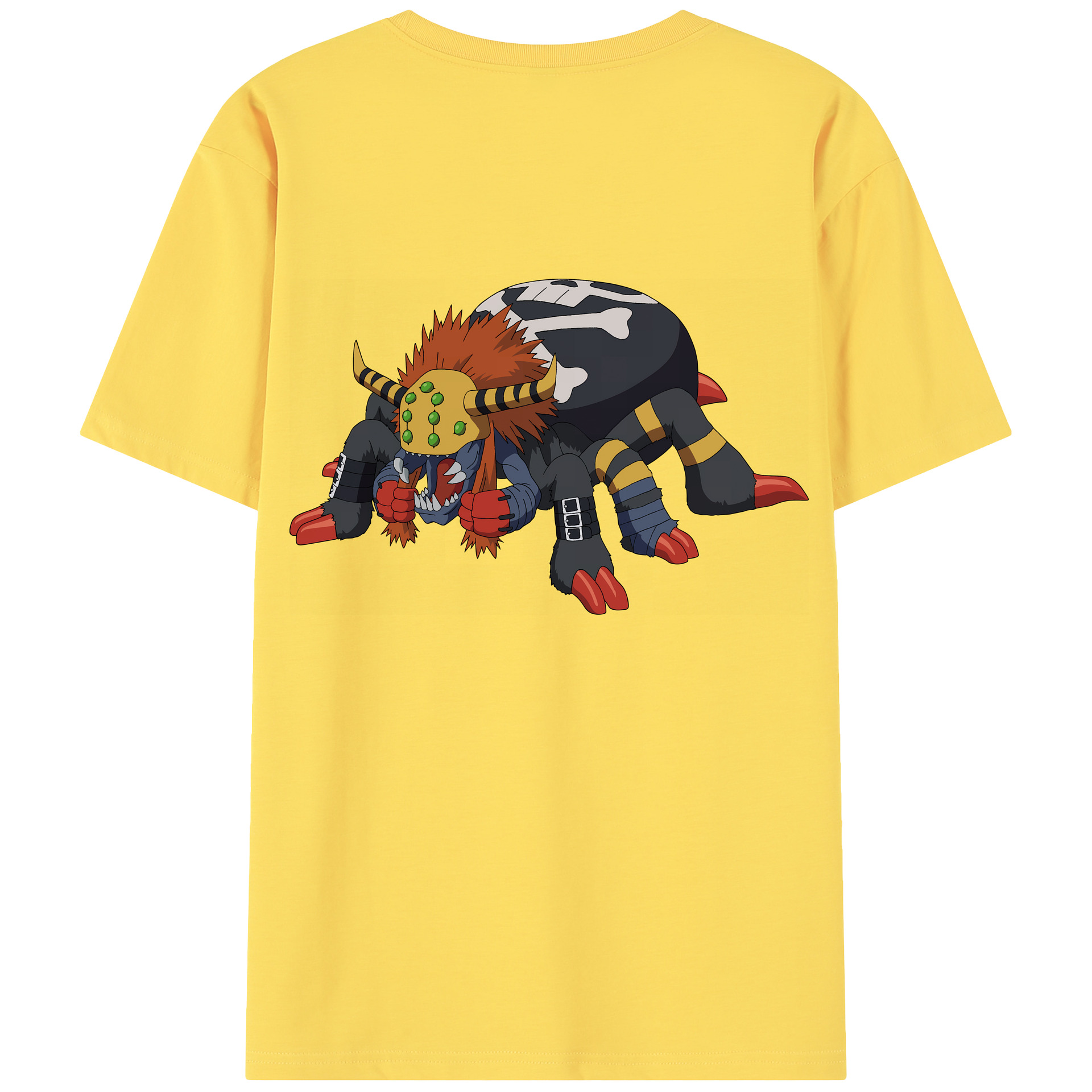 （画像用） Digimon デジタルモンスター/デジモン 綿100％半袖Tシャツ（背面プリント）