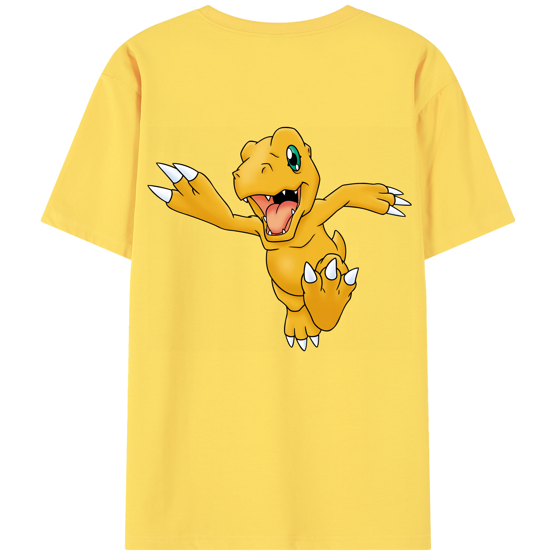 （画像用） Digimon デジタルモンスター/デジモン 綿100％半袖Tシャツ（背面プリント）