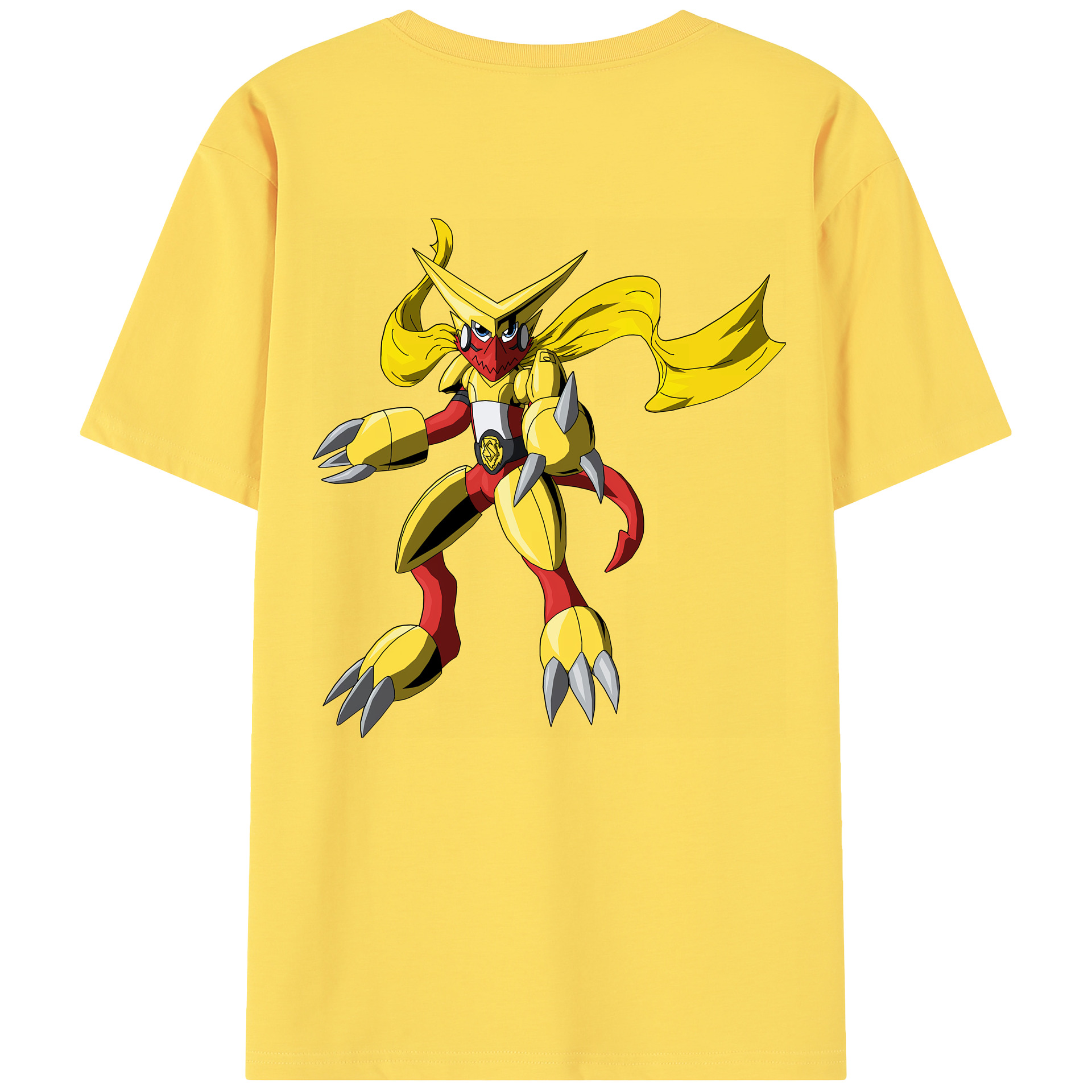 （画像用） Digimon デジタルモンスター/デジモン 綿100％半袖Tシャツ（背面プリント）