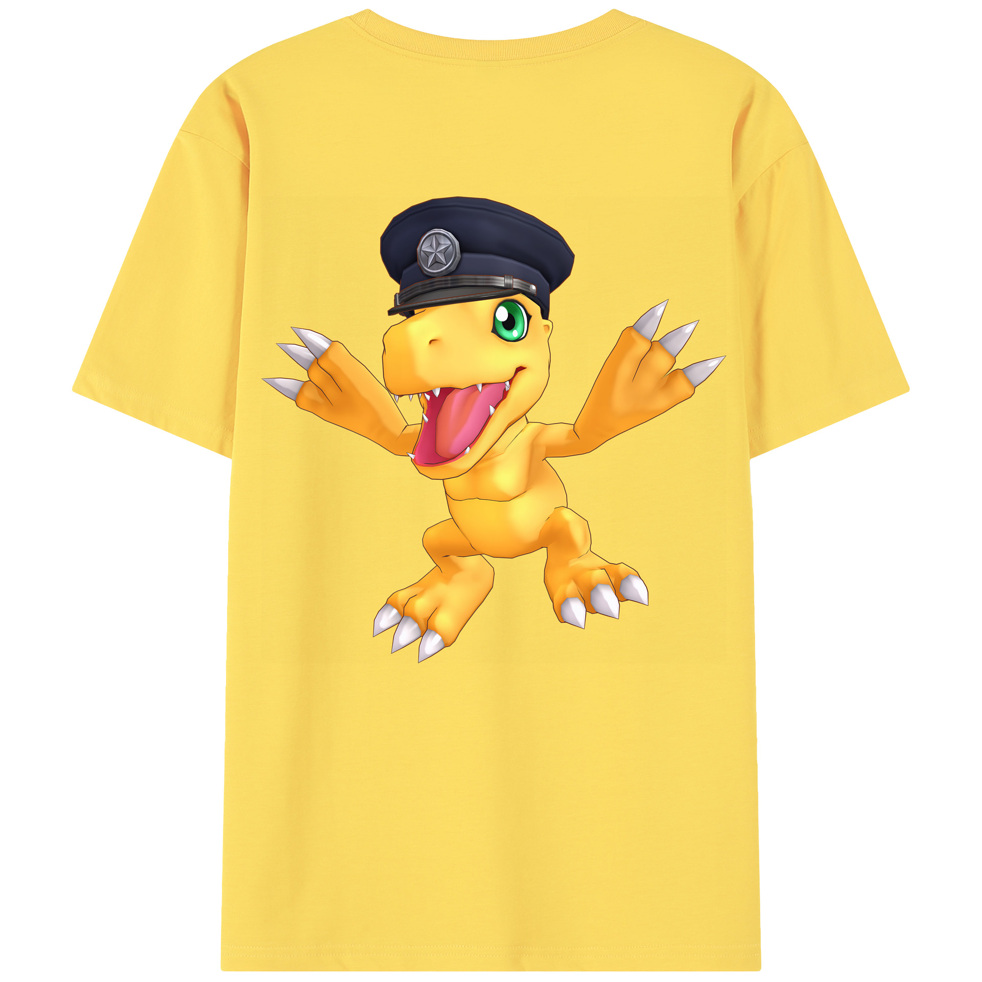 （画像用） Digimon デジタルモンスター/デジモン 綿100％半袖Tシャツ（背面プリント）