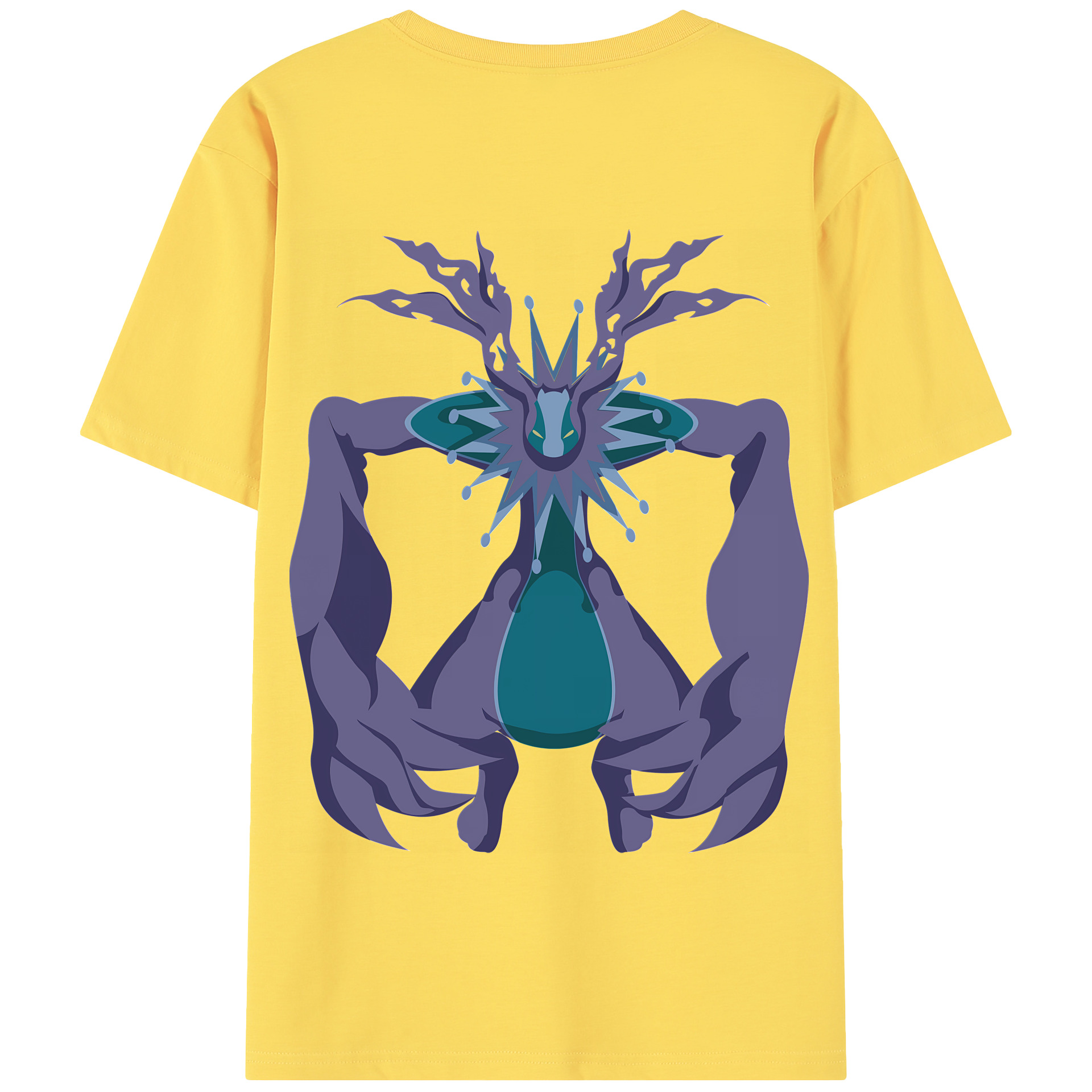 （画像用） Digimon デジタルモンスター/デジモン 綿100％半袖Tシャツ（背面プリント）