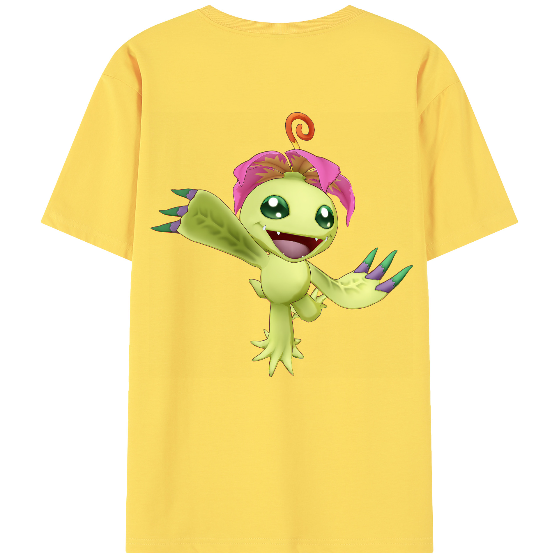 （画像用） Digimon デジタルモンスター/デジモン 綿100％半袖Tシャツ（背面プリント）