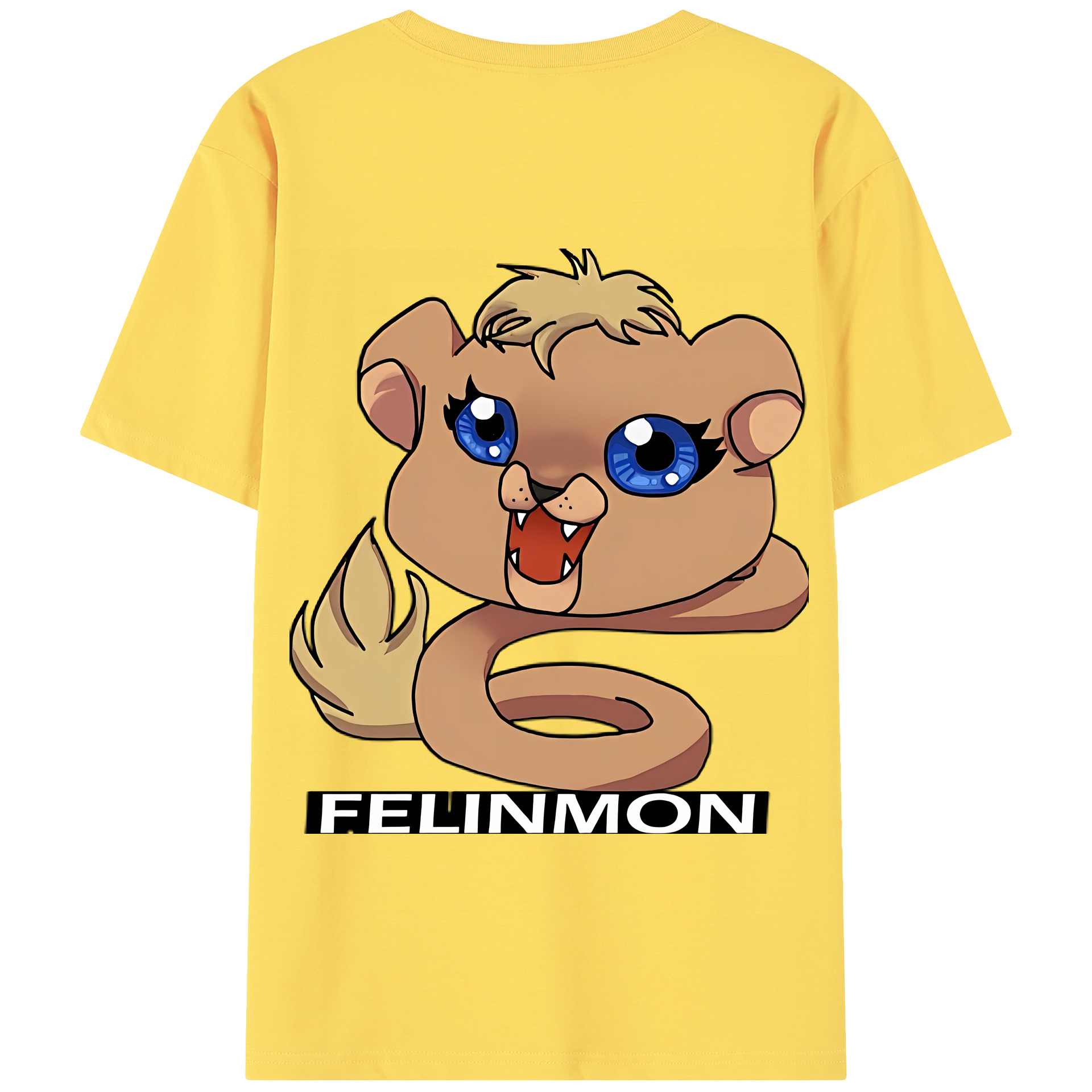 （画像用） Digimon デジタルモンスター/デジモン 綿100％半袖Tシャツ（背面プリント）