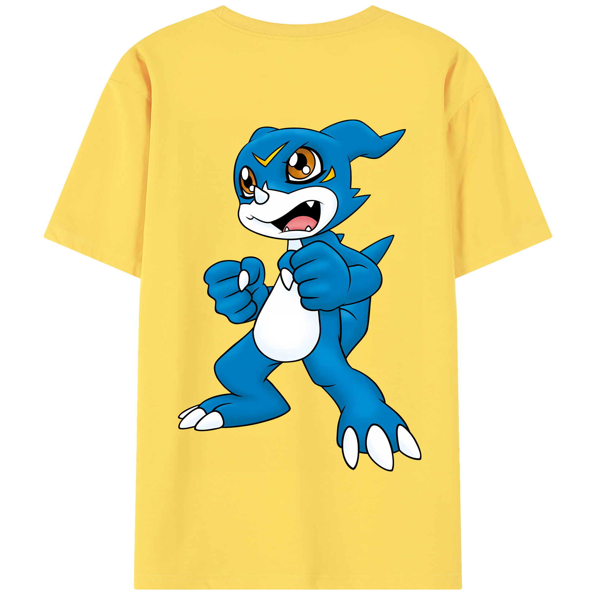 （画像用） Digimon デジタルモンスター/デジモン 綿100％半袖Tシャツ（背面プリント）