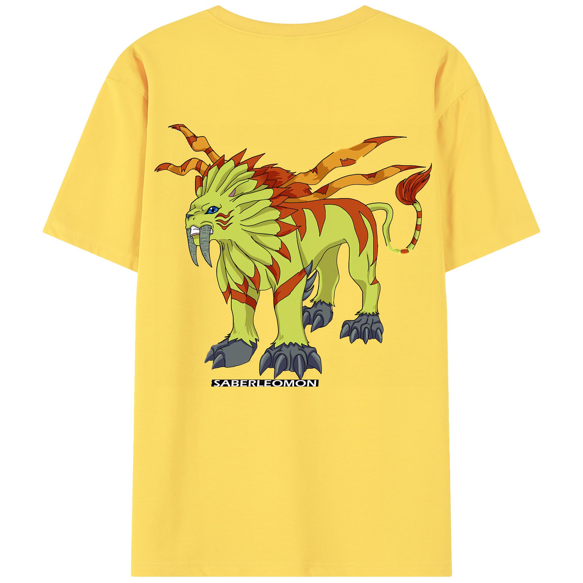 （画像用） Digimon デジタルモンスター/デジモン 綿100％半袖Tシャツ（背面プリント）