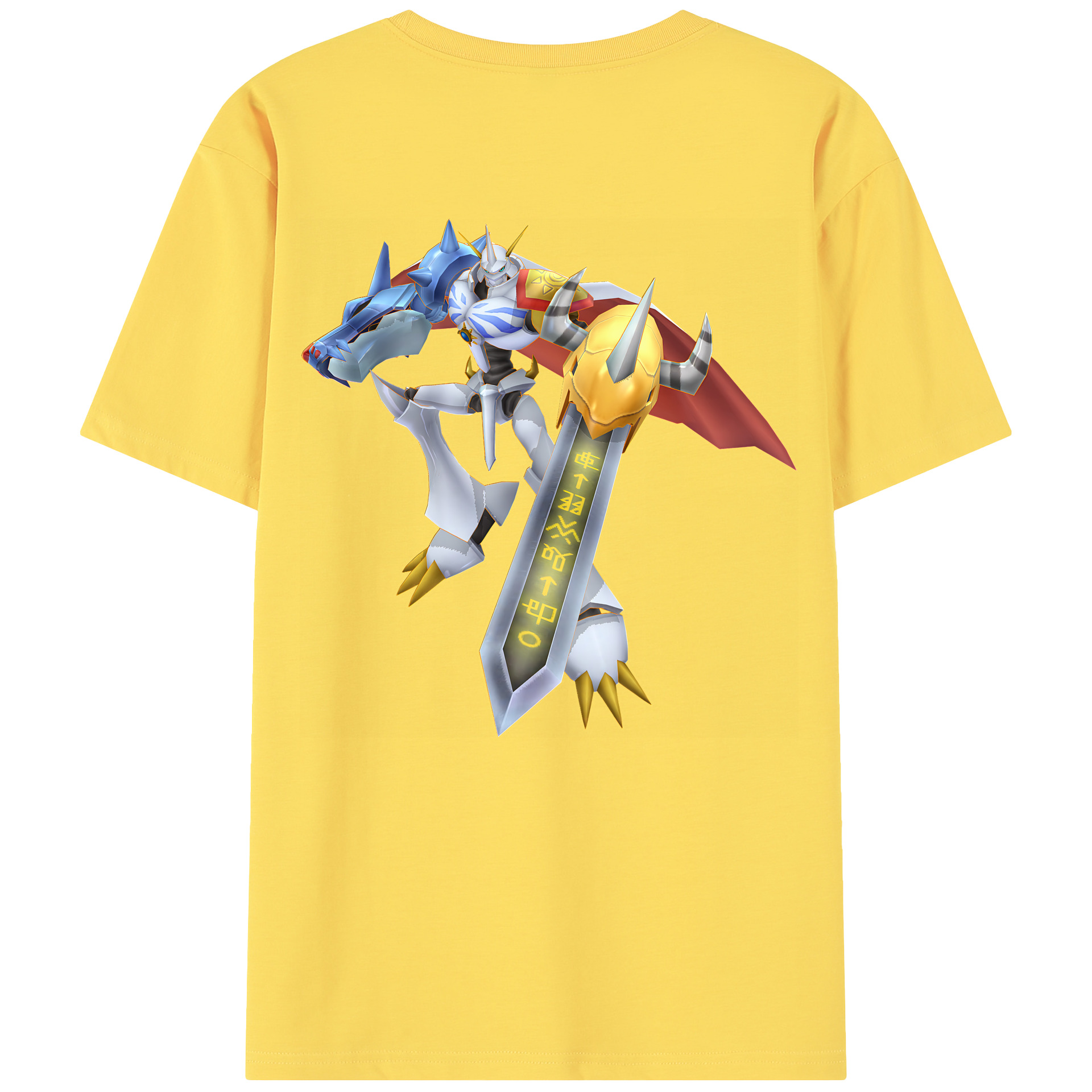 （画像用） Digimon デジタルモンスター/デジモン 綿100％半袖Tシャツ（背面プリント）