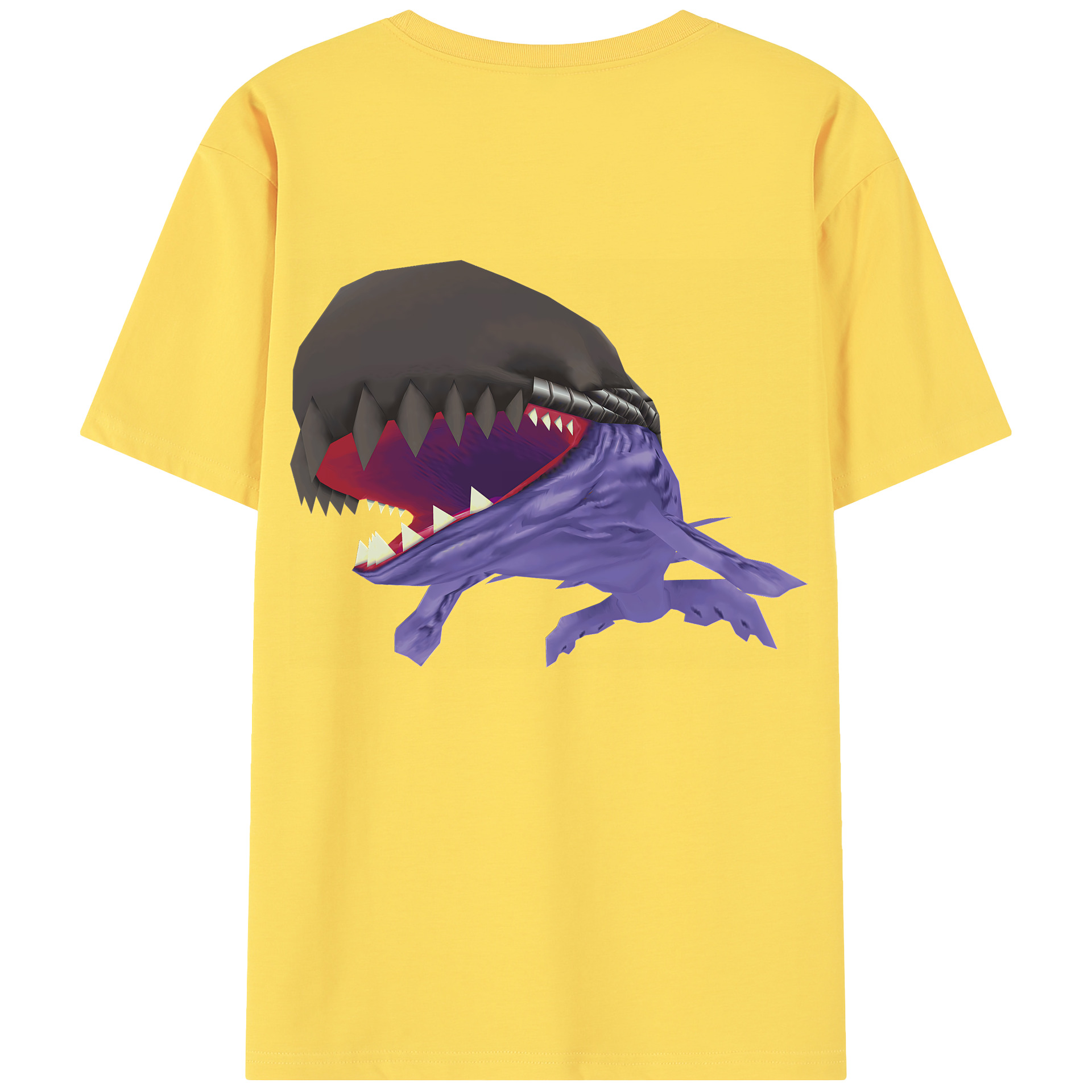 （画像用） Digimon デジタルモンスター/デジモン 綿100％半袖Tシャツ（背面プリント）