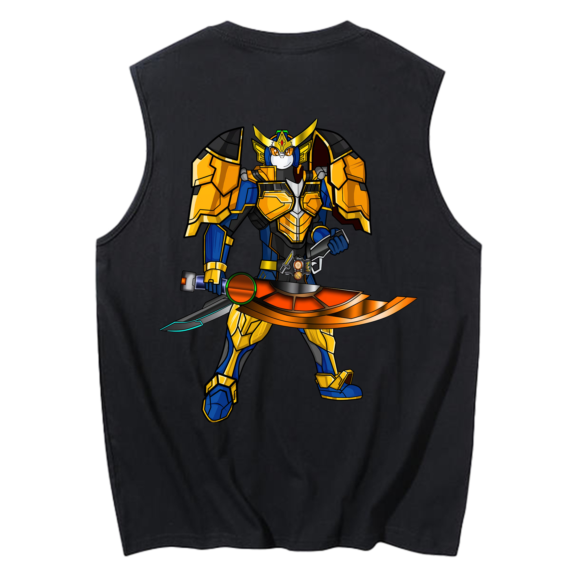 （画像用） Digimon デジタルモンスター/デジモン コットン100％タンクトップ（背面プリント）
