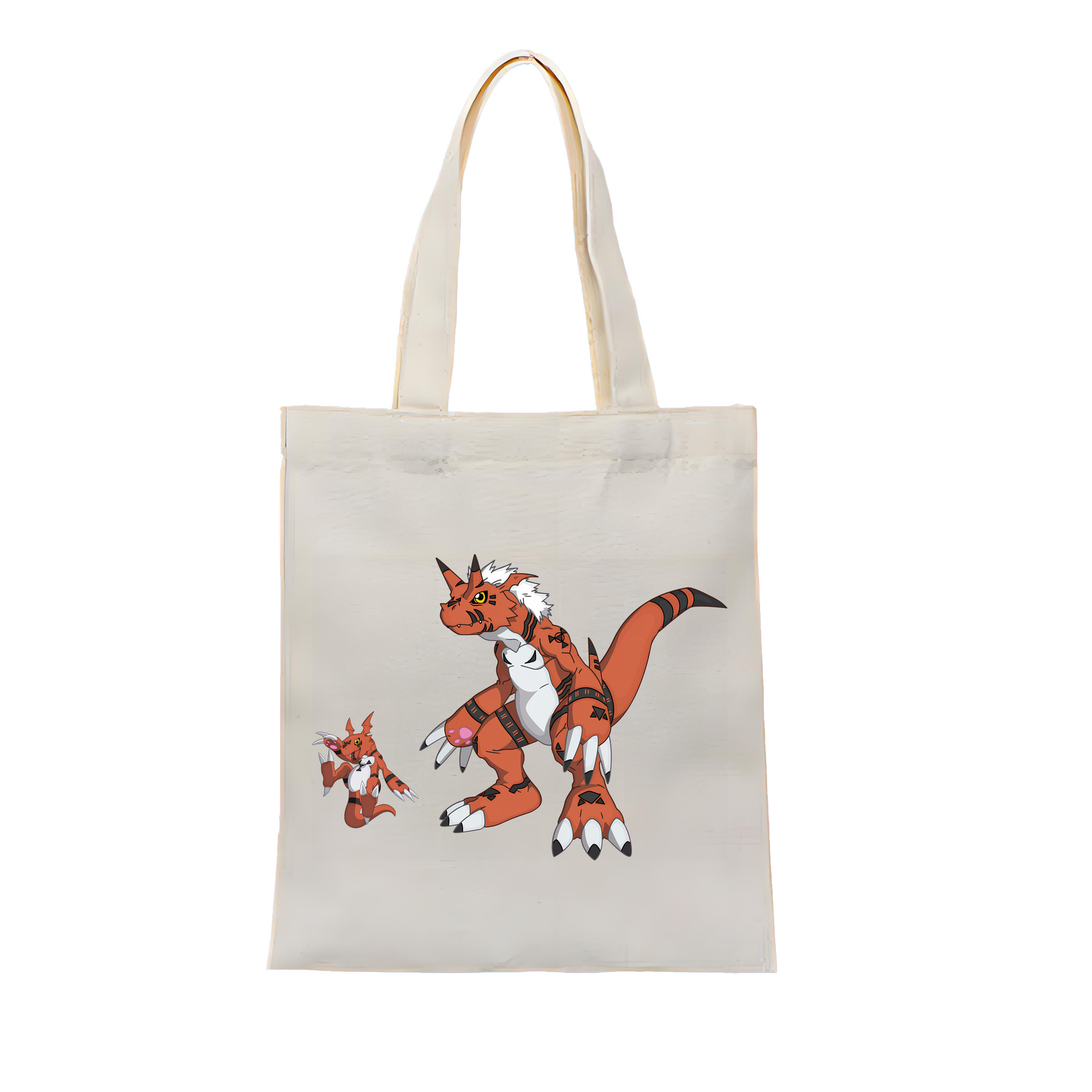 （画像用） Digimon デジタルモンスター/デジモン 縦型キャンバス生地手提げバッグ　トートバッグ