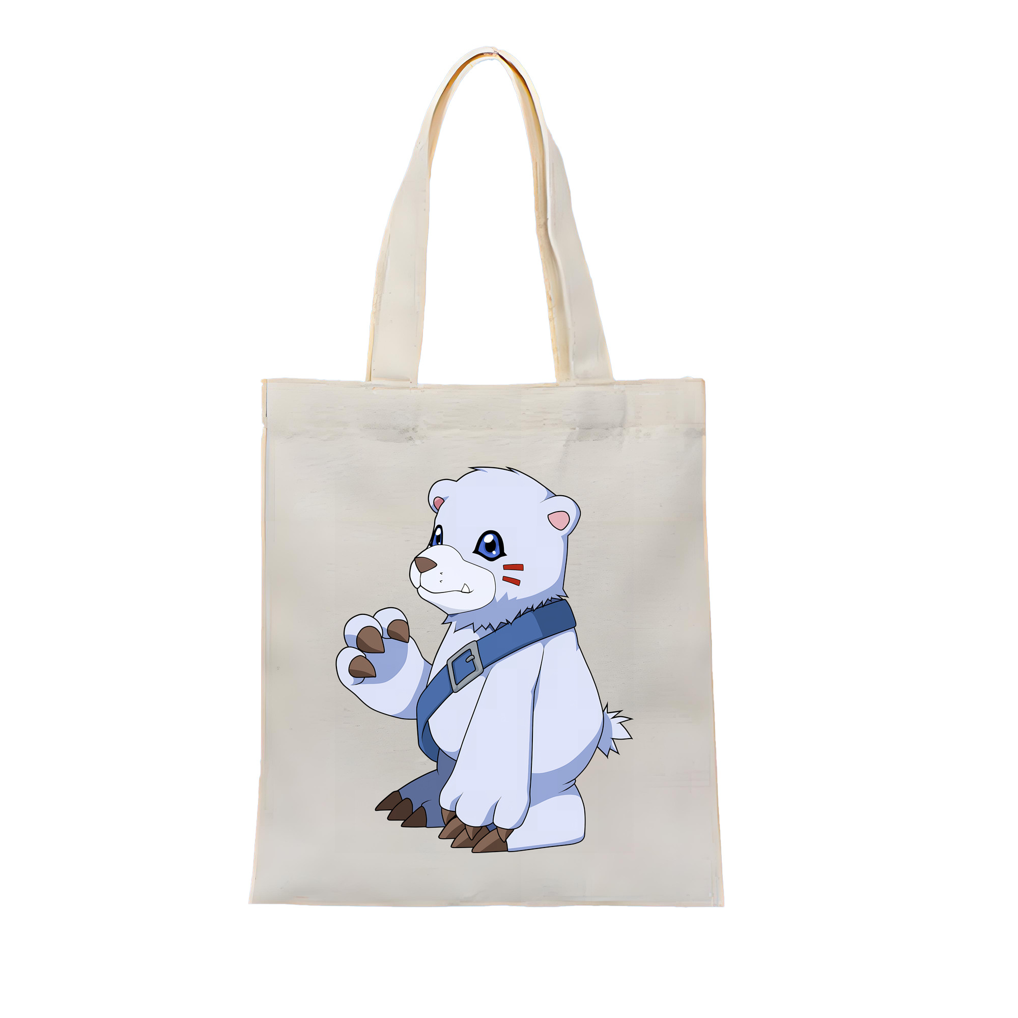 （画像用） Digimon デジタルモンスター/デジモン 縦型キャンバス生地手提げバッグ　トートバッグ