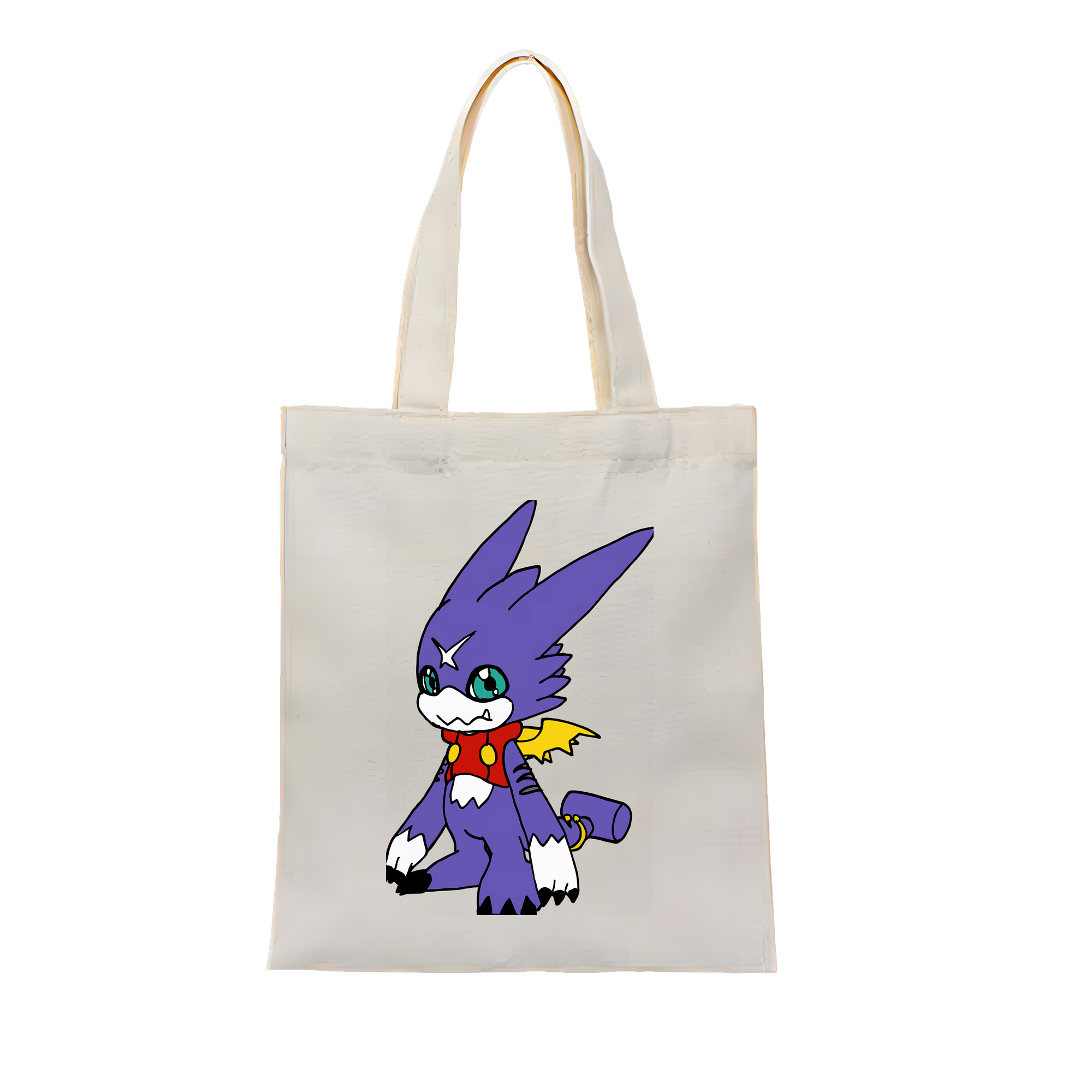 （画像用） Digimon デジタルモンスター/デジモン 縦型キャンバス生地手提げバッグ　トートバッグ