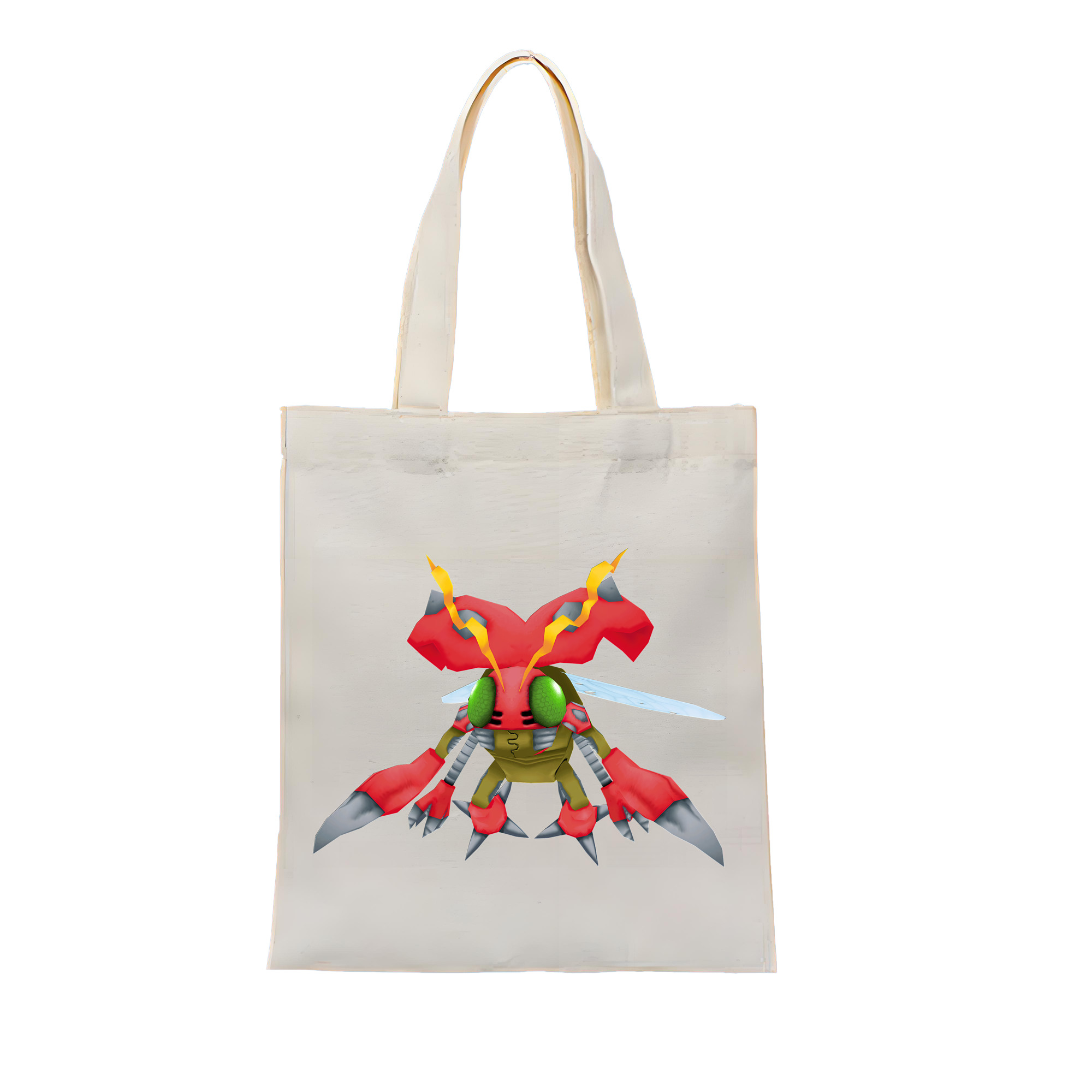 （画像用） Digimon デジタルモンスター/デジモン 縦型キャンバス生地手提げバッグ　トートバッグ