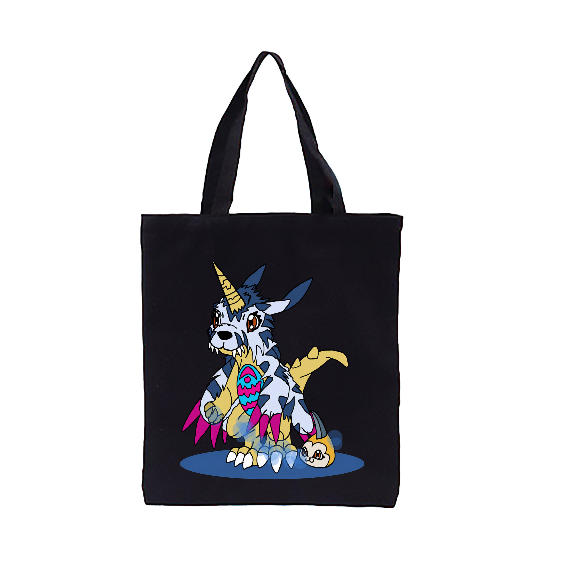 （画像用） Digimon デジタルモンスター/デジモン 縦型キャンバス生地手提げバッグ　トートバッグ