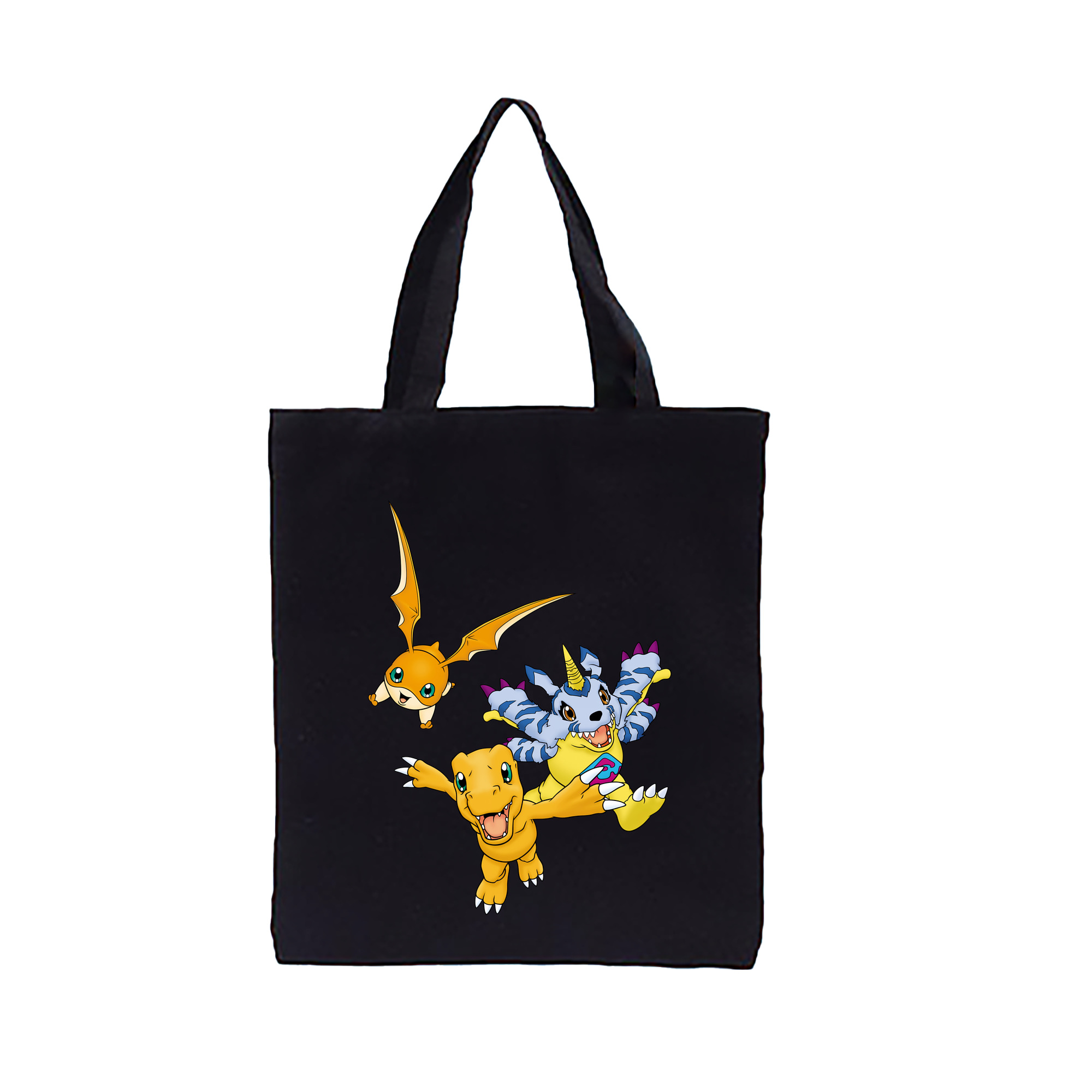 （画像用） Digimon デジタルモンスター/デジモン 縦型キャンバス生地手提げバッグ　トートバッグ