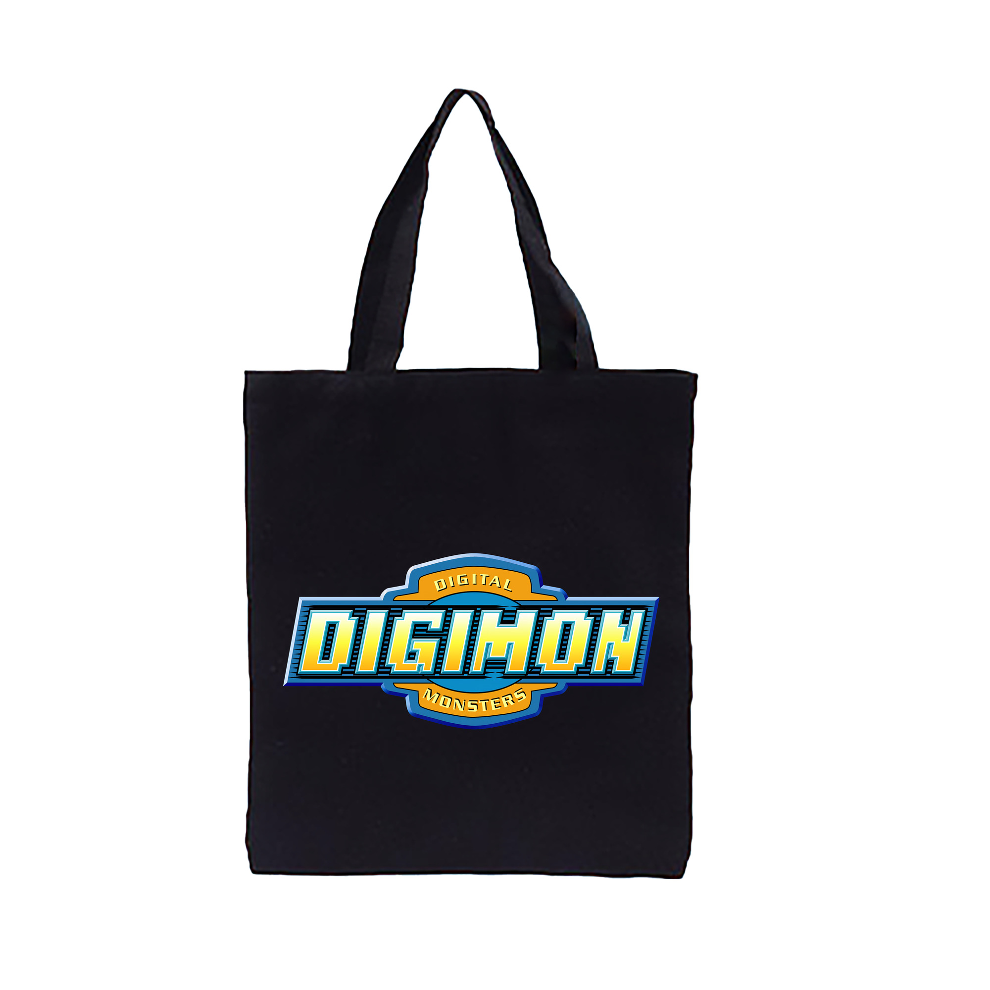 （画像用） Digimon デジタルモンスター/デジモン 縦型キャンバス生地手提げバッグ　トートバッグ