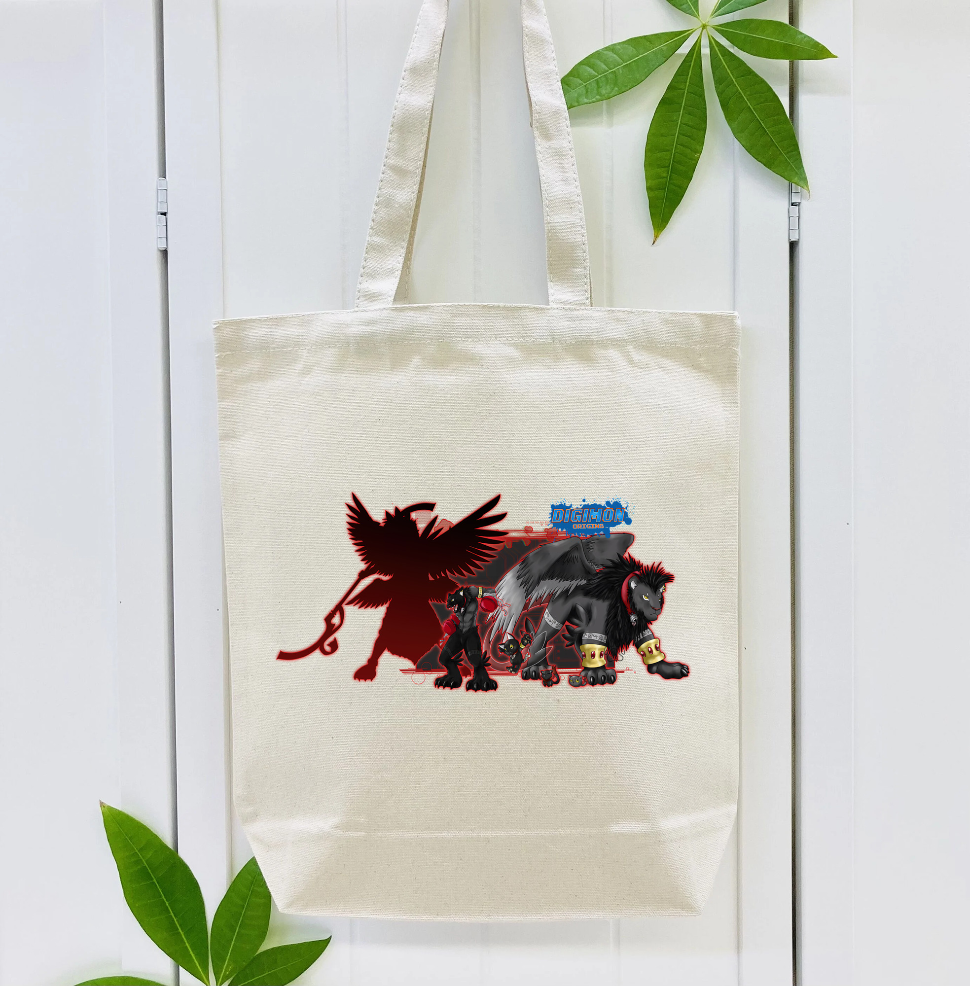 Digimon デジタルモンスター/デジモン 縦型キャンバス生地手提げバッグ　トートバッグ