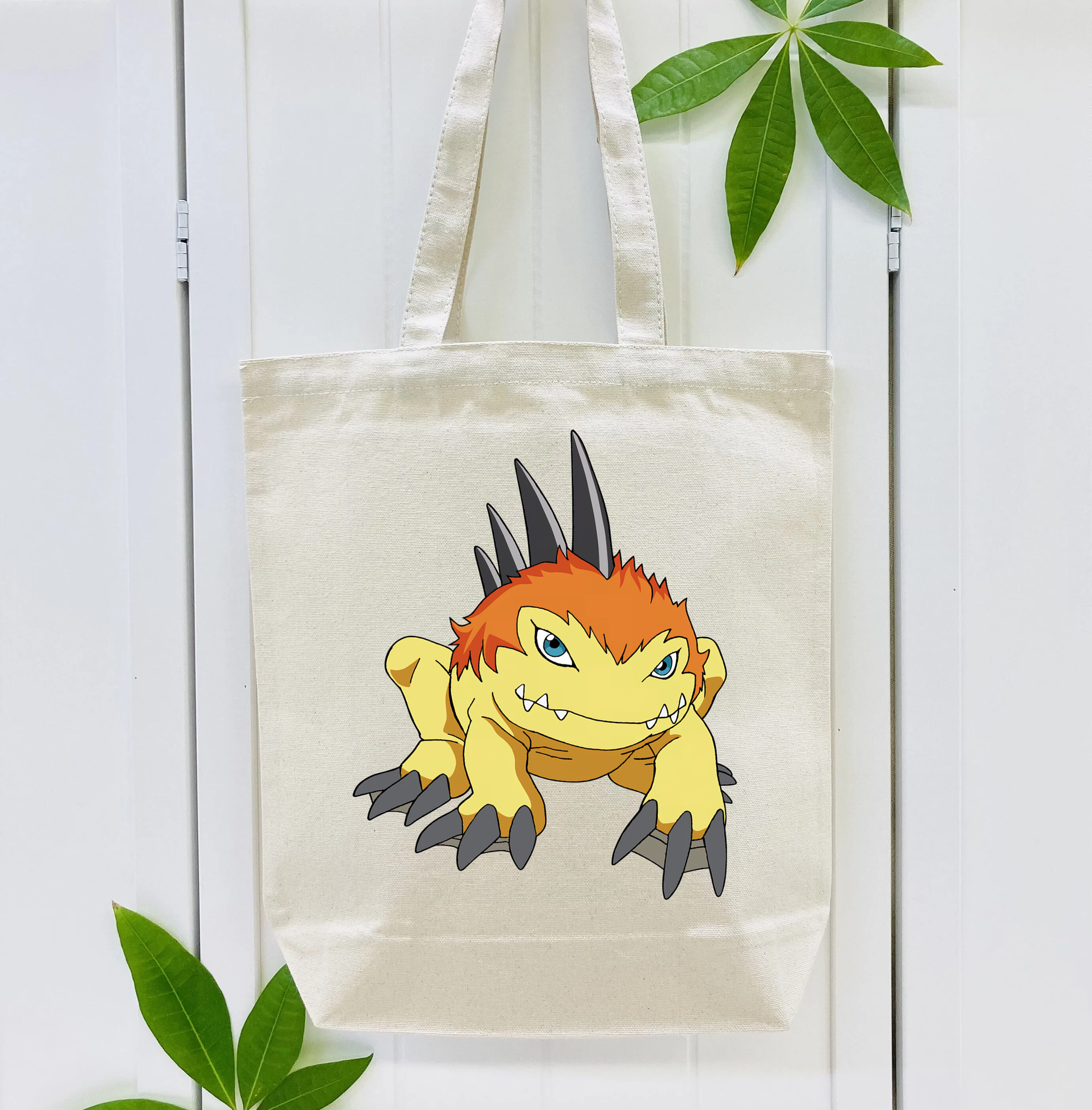 Digimon デジタルモンスター/デジモン 縦型キャンバス生地手提げバッグ　トートバッグ