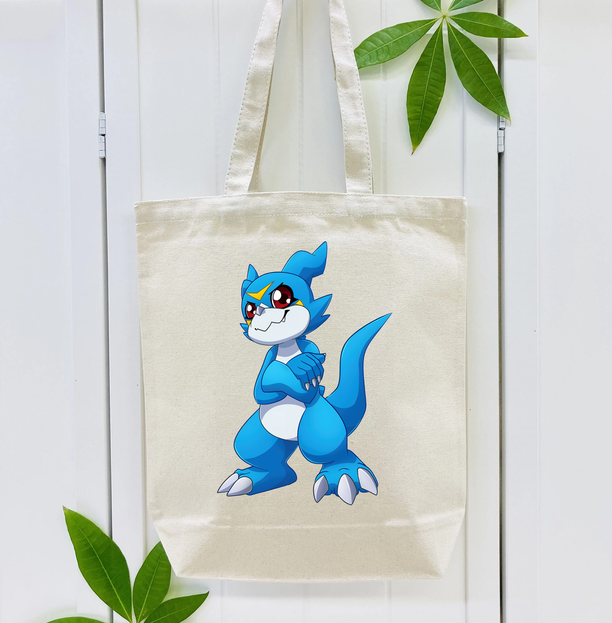 Digimon デジタルモンスター/デジモン 縦型キャンバス生地手提げバッグ　トートバッグ
