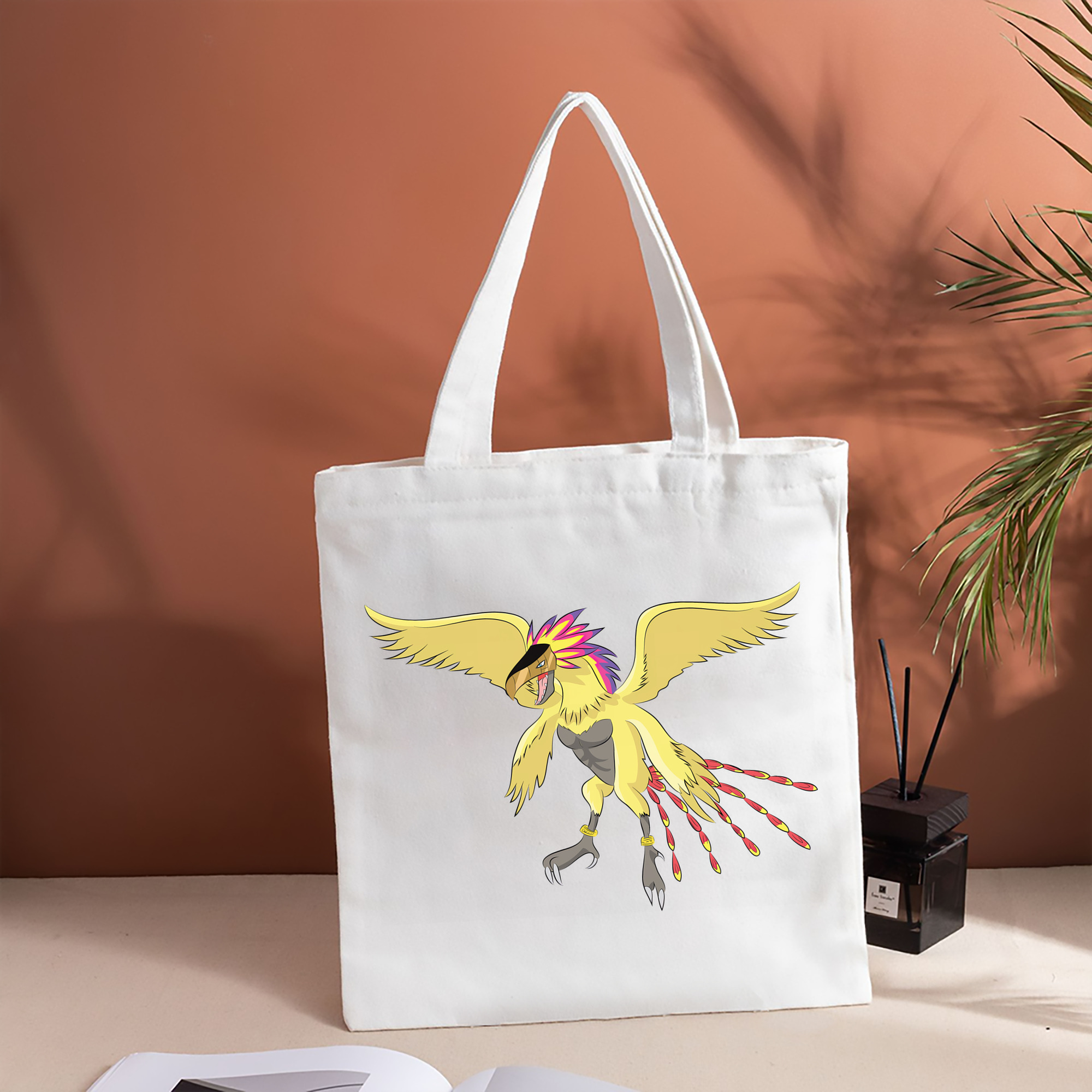 Digimon デジタルモンスター/デジモン 縦型キャンバス生地手提げバッグ　トートバッグ