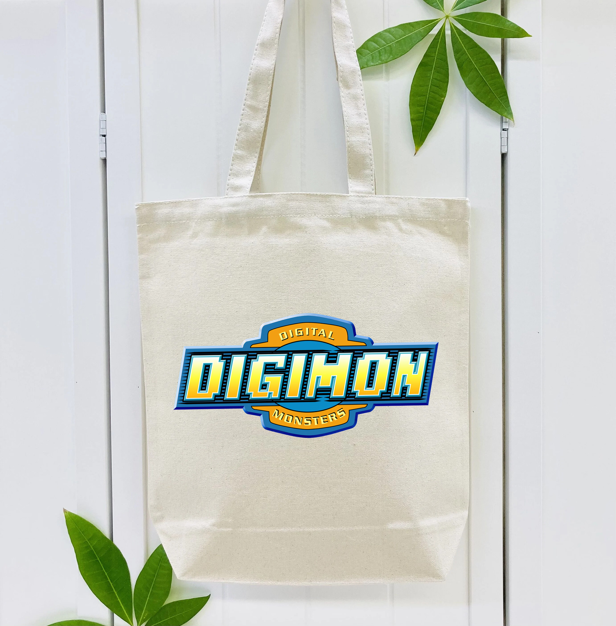 Digimon デジタルモンスター/デジモン 縦型キャンバス生地手提げバッグ　トートバッグ