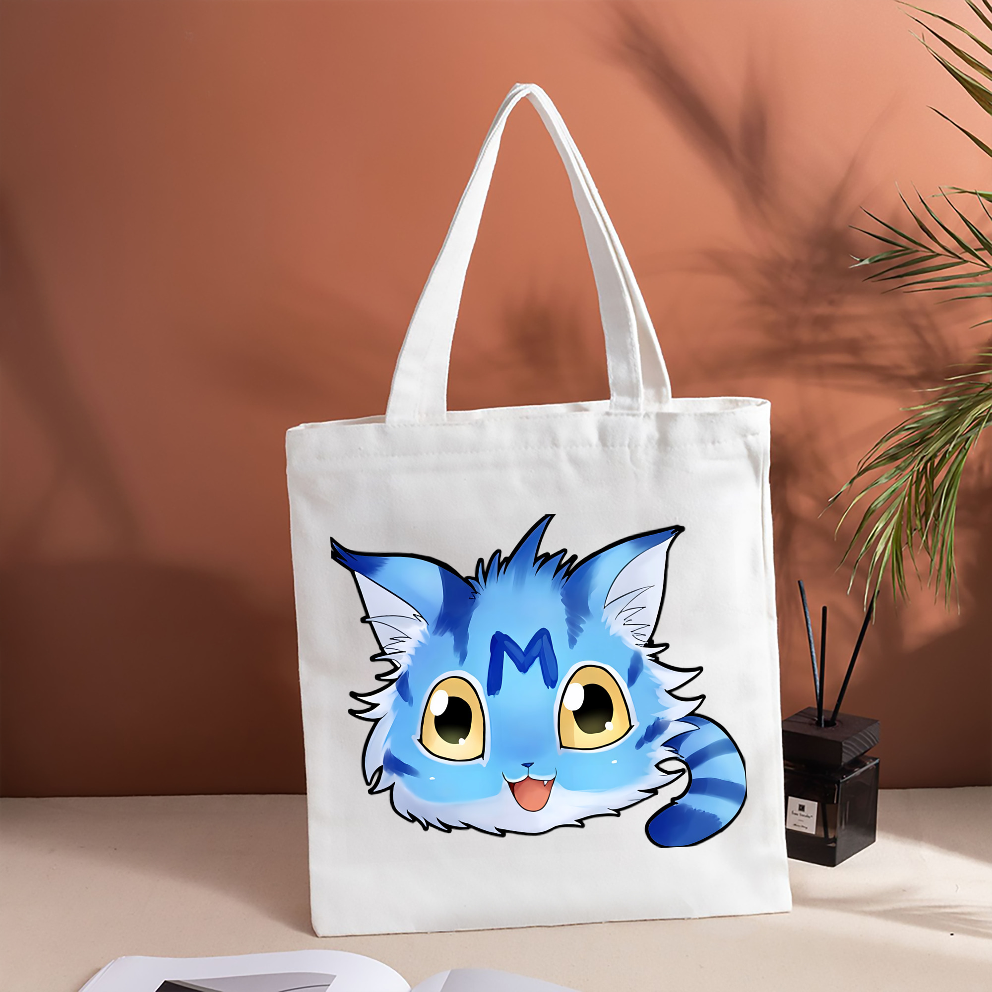 Digimon デジタルモンスター/デジモン 縦型キャンバス生地手提げバッグ　トートバッグ