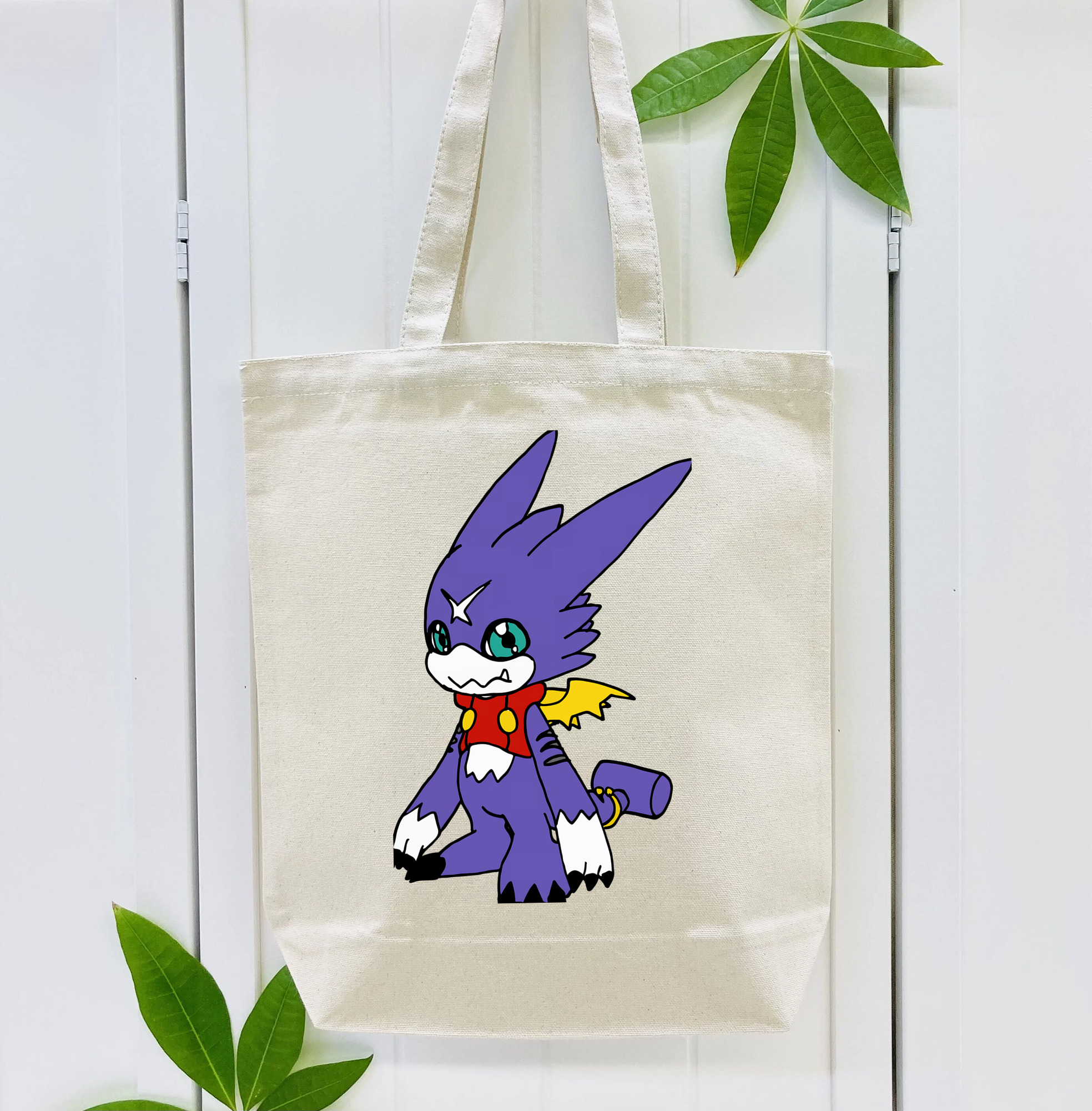 Digimon デジタルモンスター/デジモン 縦型キャンバス生地手提げバッグ　トートバッグ