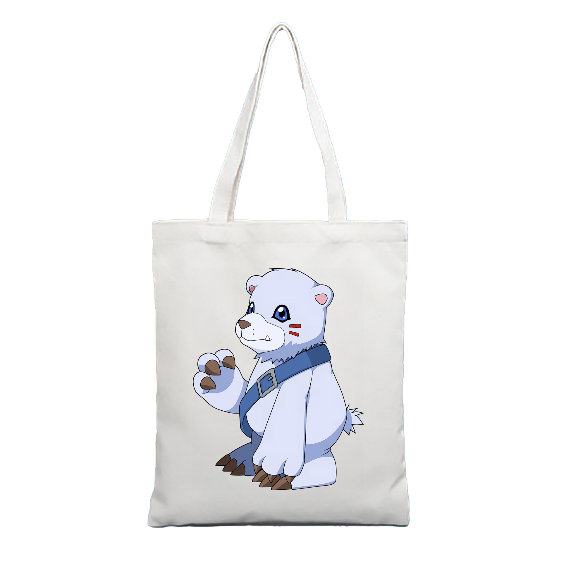 （画像用） Digimon デジタルモンスター/デジモン 縦型キャンバス生地手提げバッグ　トートバッグ