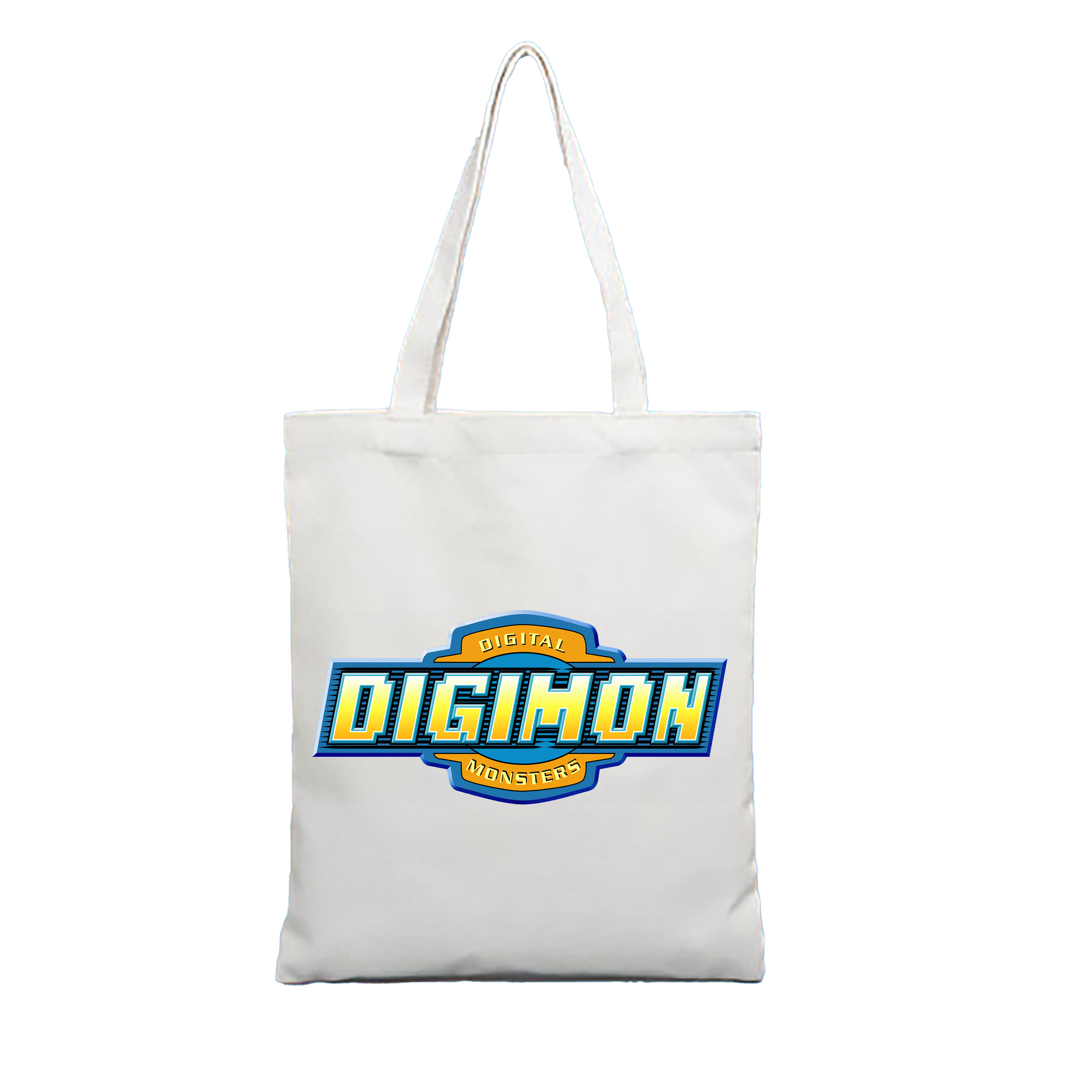 （画像用） Digimon デジタルモンスター/デジモン 縦型キャンバス生地手提げバッグ　トートバッグ