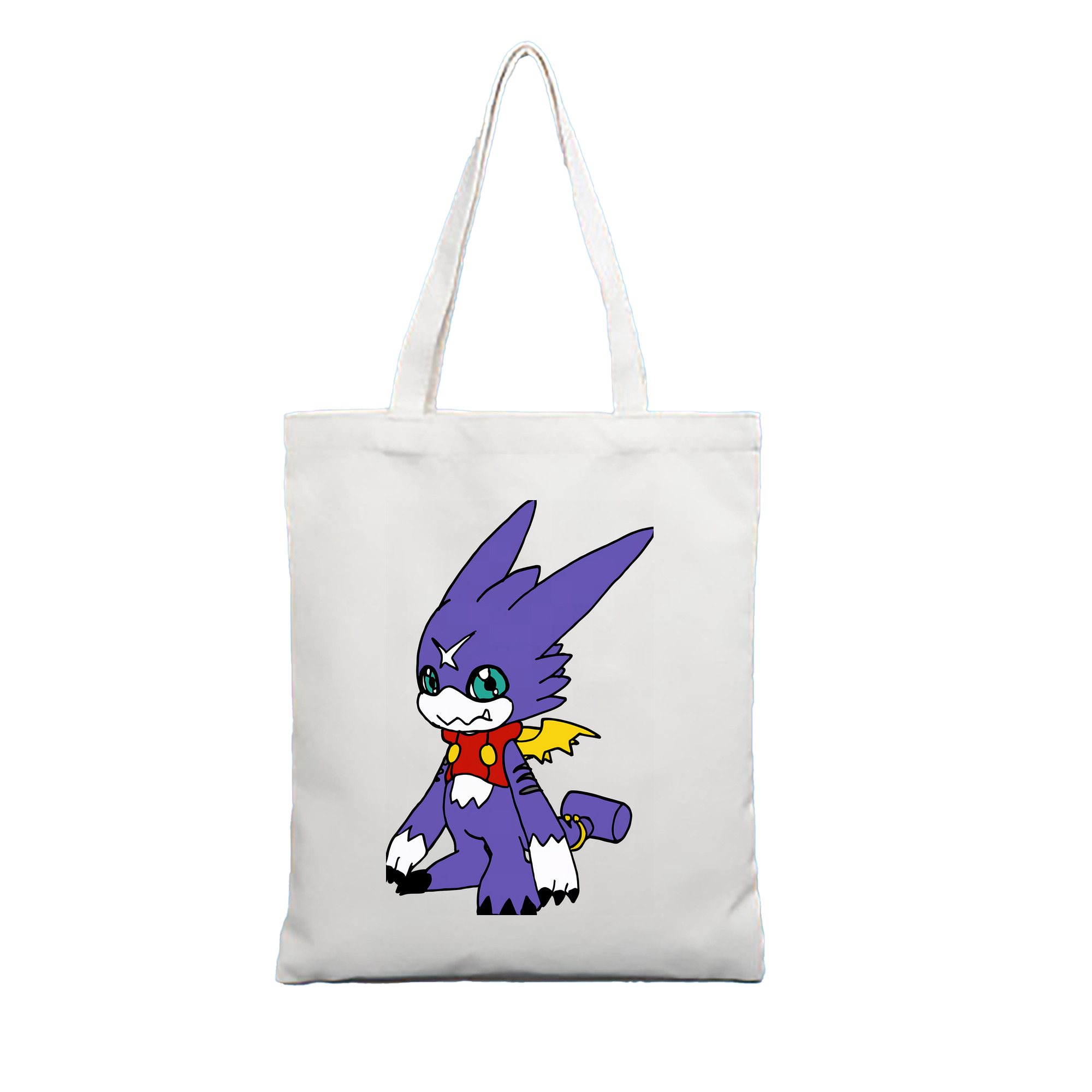 （画像用） Digimon デジタルモンスター/デジモン 縦型キャンバス生地手提げバッグ　トートバッグ