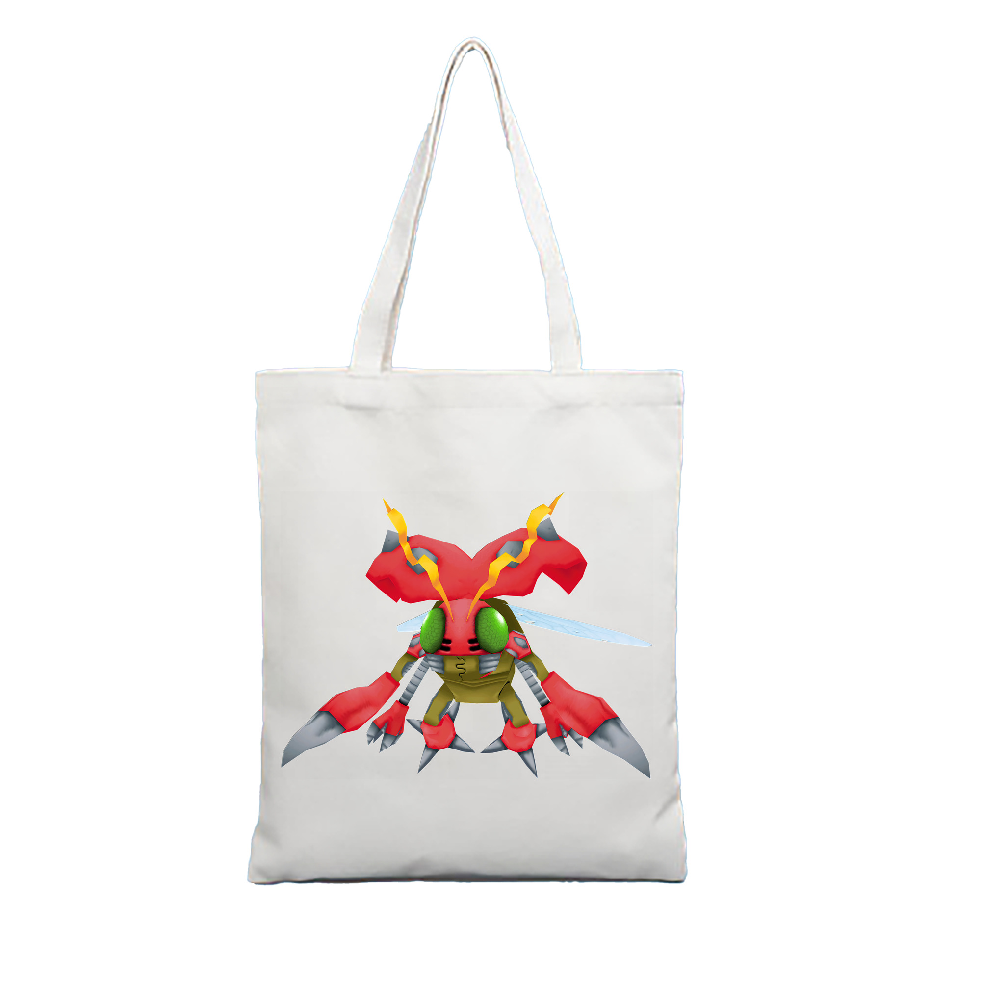 （画像用） Digimon デジタルモンスター/デジモン 縦型キャンバス生地手提げバッグ　トートバッグ