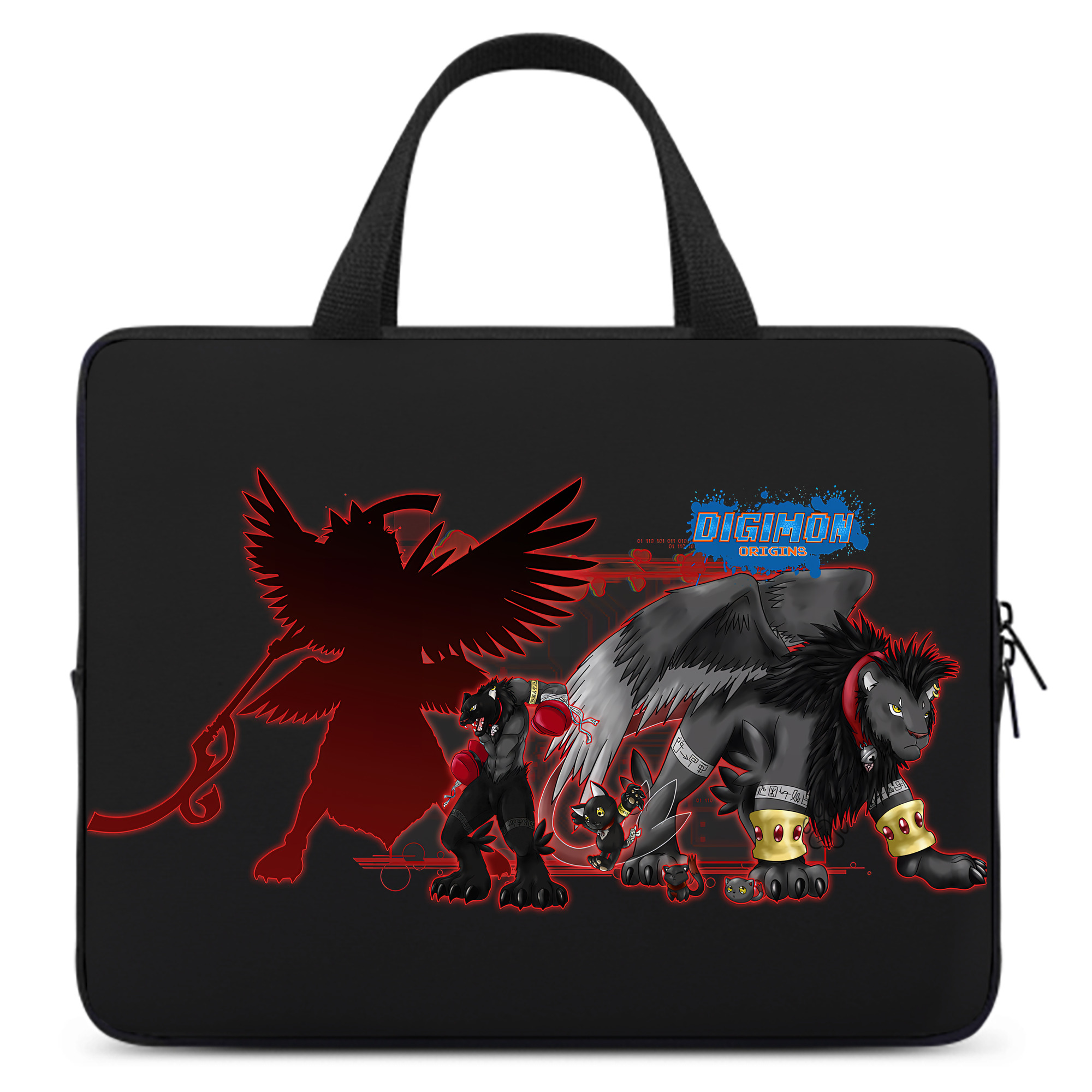 （画像用） Digimon デジタルモンスター/デジモン 手提げノートパソコンバッグ