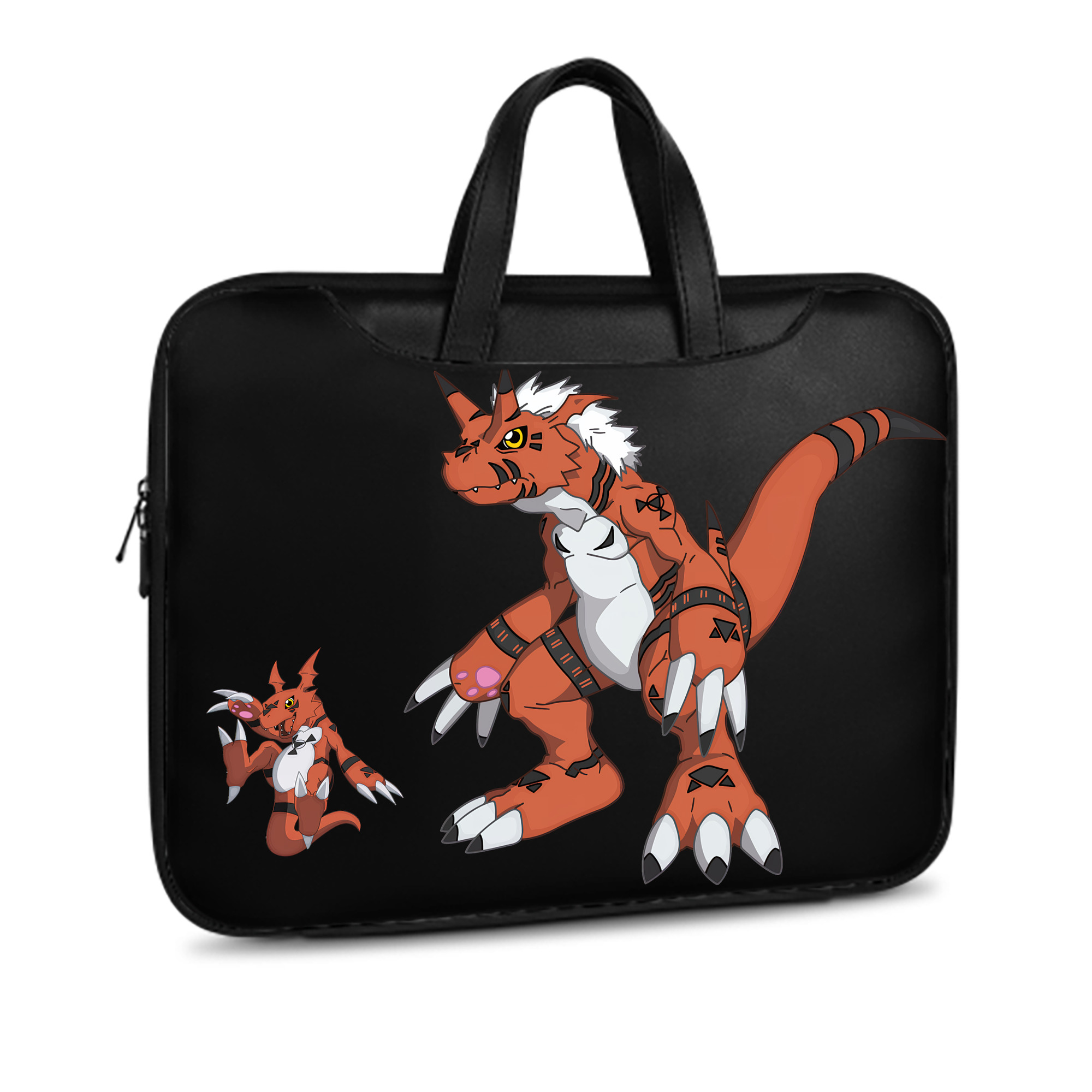 （画像用） Digimon デジタルモンスター/デジモン レザーラップトップバッグ　ノートパソコンケース