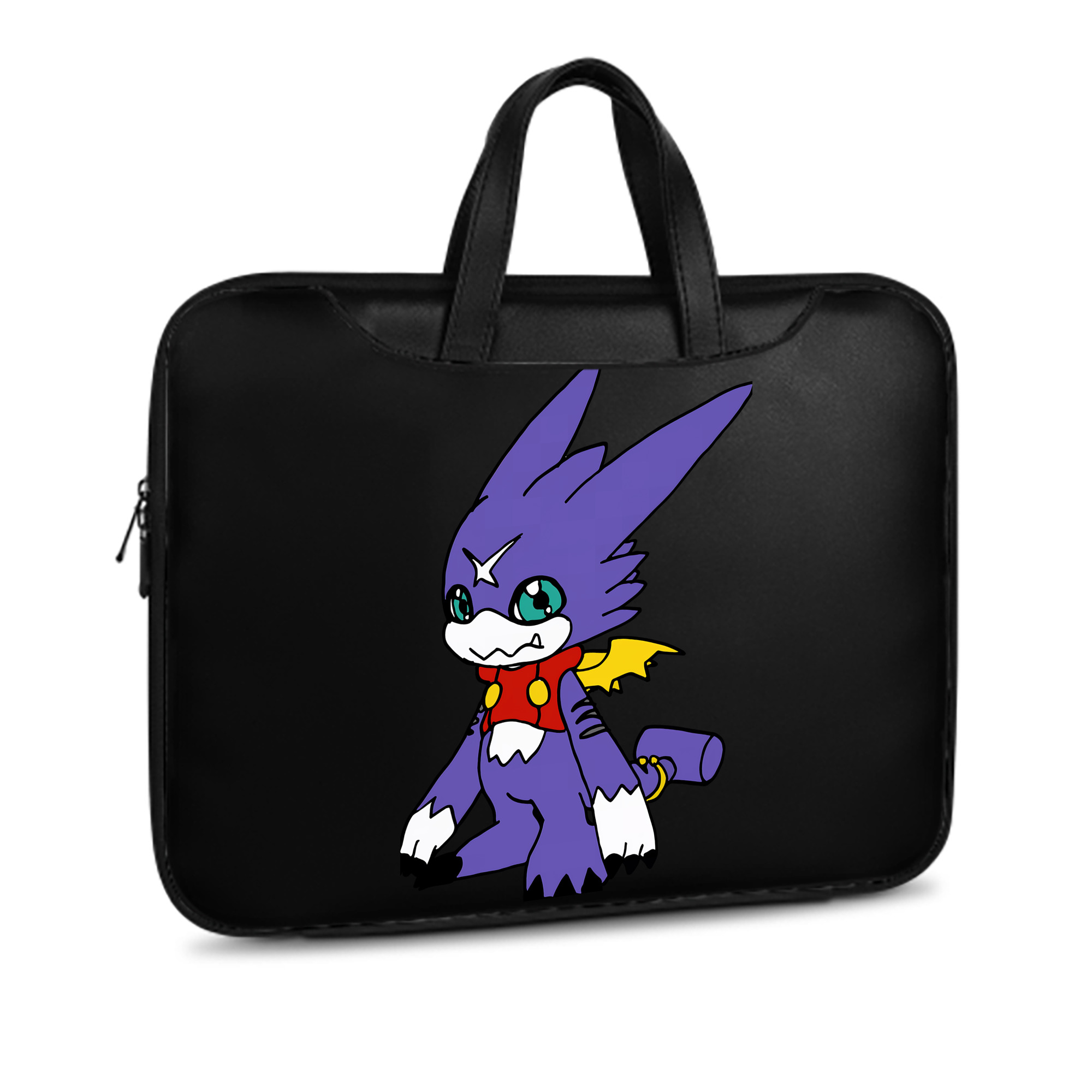 （画像用） Digimon デジタルモンスター/デジモン レザーラップトップバッグ　ノートパソコンケース
