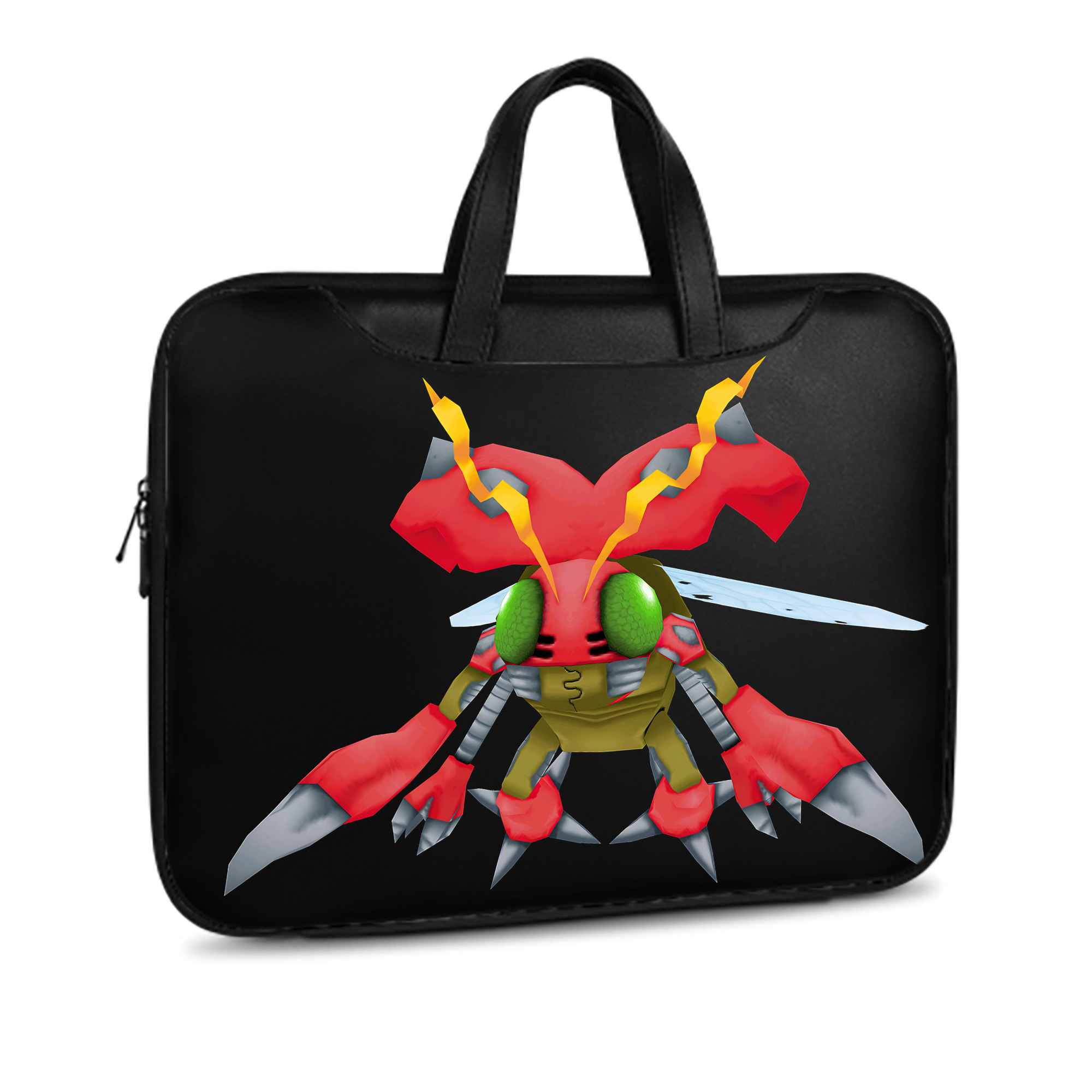 （画像用） Digimon デジタルモンスター/デジモン レザーラップトップバッグ　ノートパソコンケース