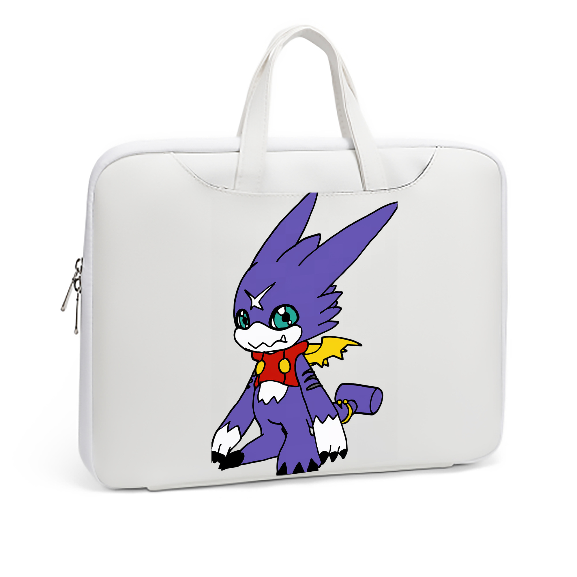 （画像用） Digimon デジタルモンスター/デジモン レザーラップトップバッグ　ノートパソコンケース