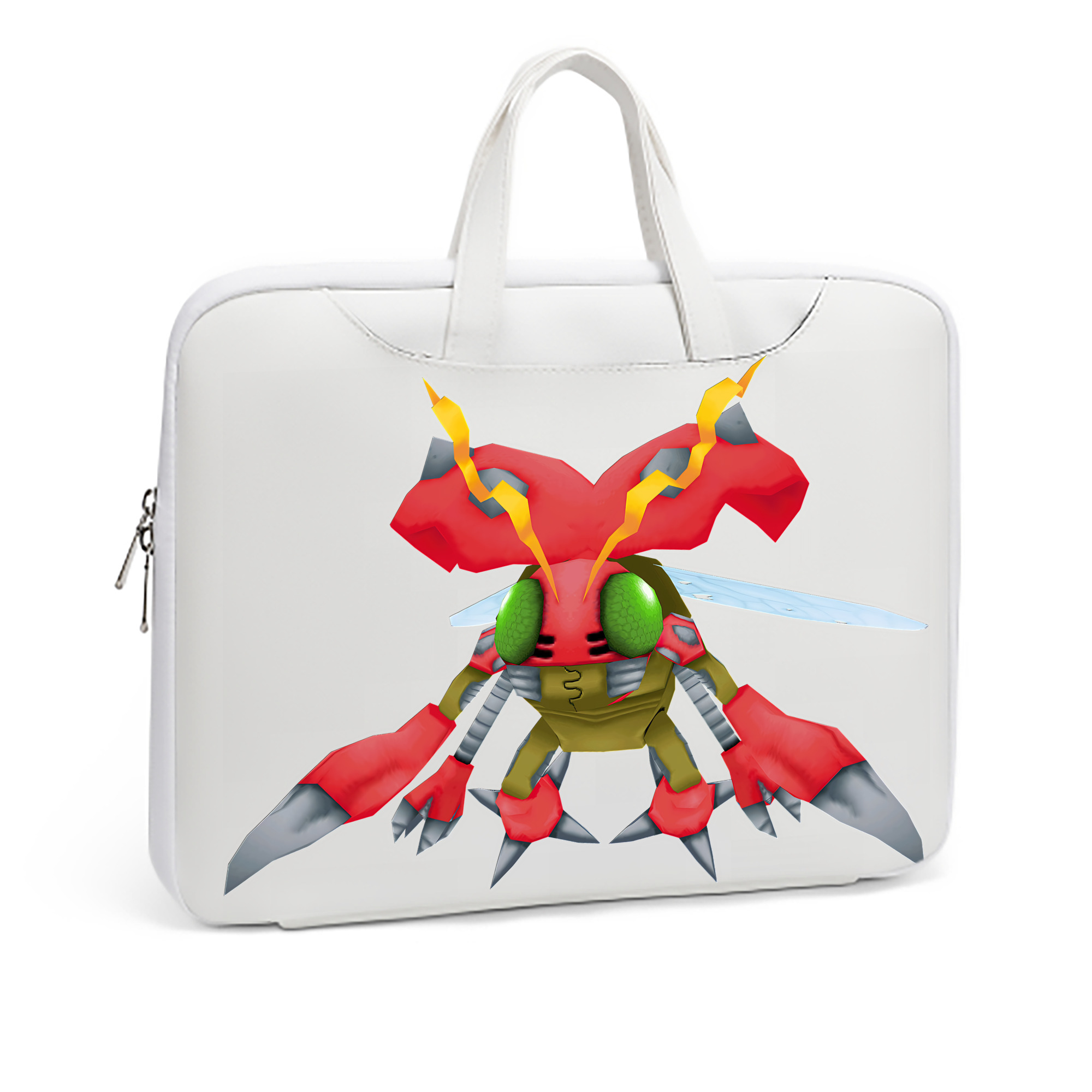 （画像用） Digimon デジタルモンスター/デジモン レザーラップトップバッグ　ノートパソコンケース