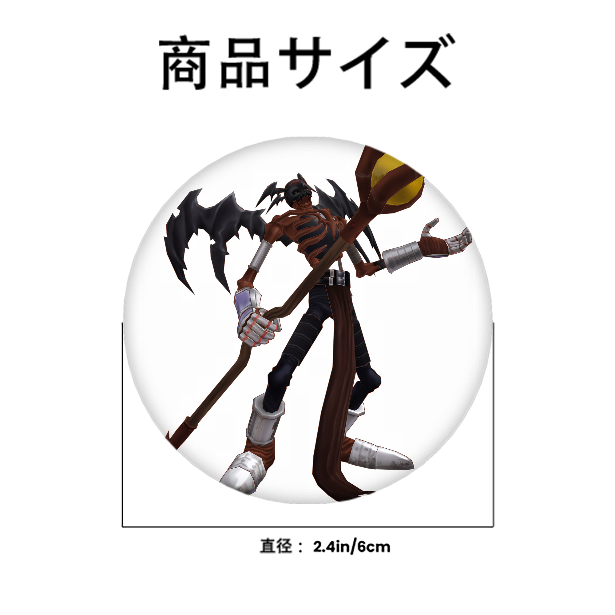 Digimon デジタルモンスター/デジモン 6cm 缶バッジ 複数セット