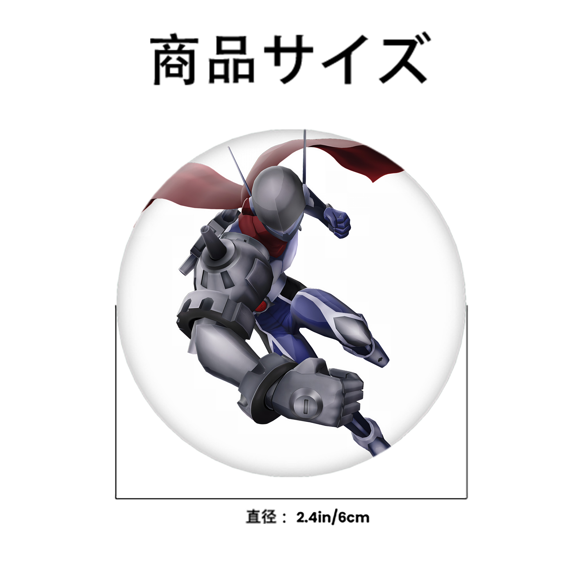 Digimon デジタルモンスター/デジモン 6cm 缶バッジ 複数セット