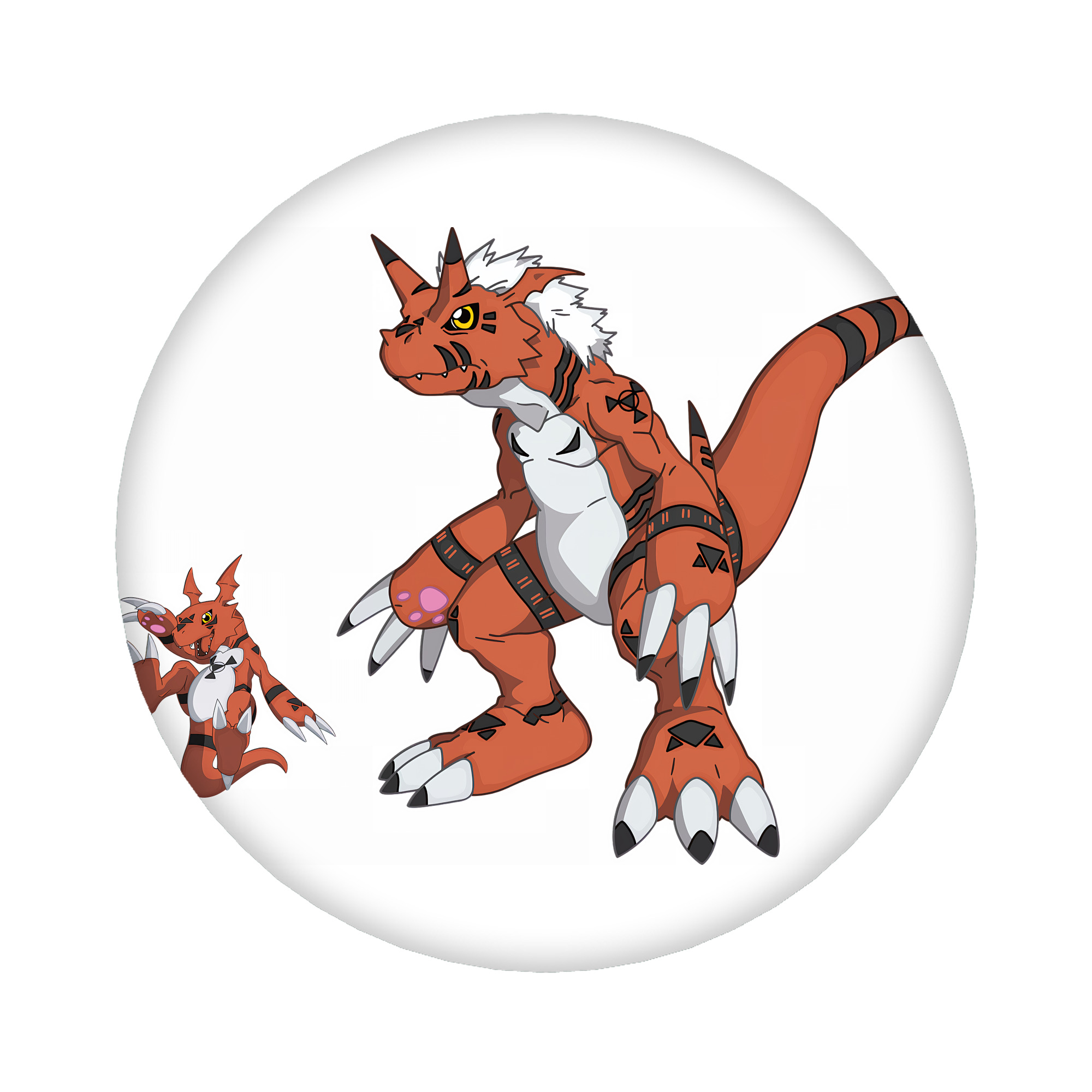 （画像用） Digimon デジタルモンスター/デジモン 6cm 缶バッジ 複数セット