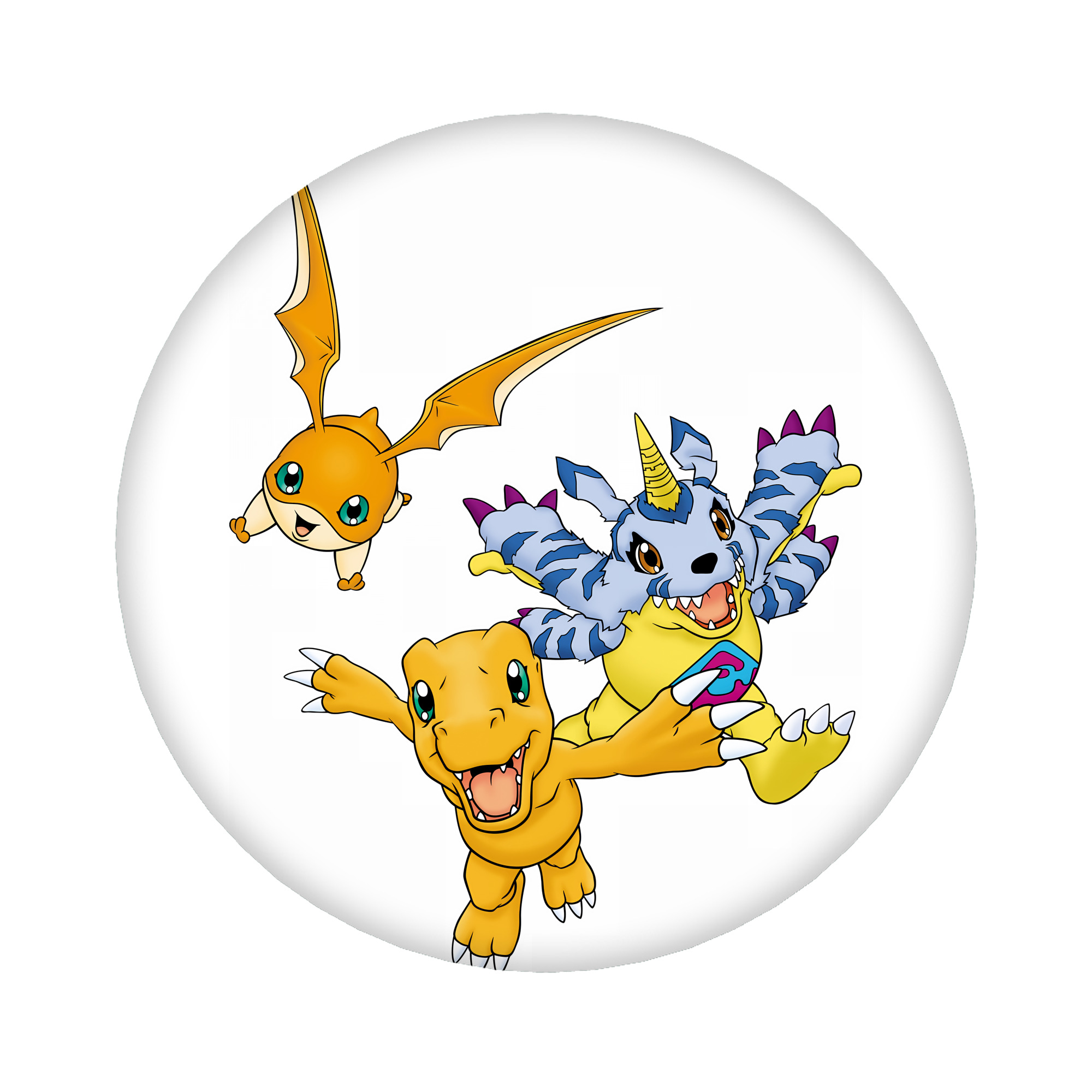 （画像用） Digimon デジタルモンスター/デジモン 6cm 缶バッジ 複数セット