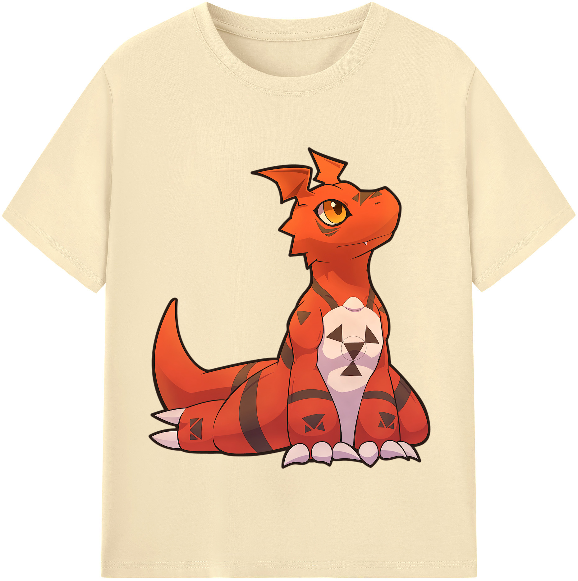 （画像用） Digimon デジタルモンスター/デジモン 綿100％半袖Tシャツ（フロントプリント）