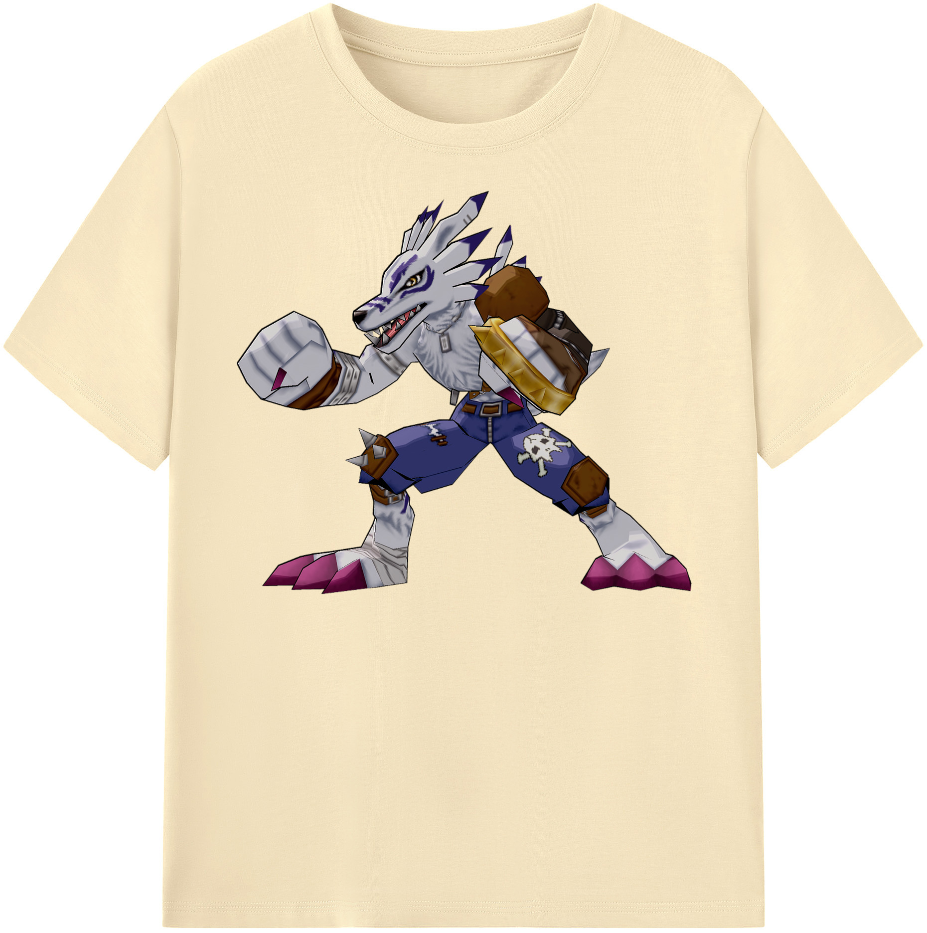 （画像用） Digimon デジタルモンスター/デジモン 綿100％半袖Tシャツ（フロントプリント）