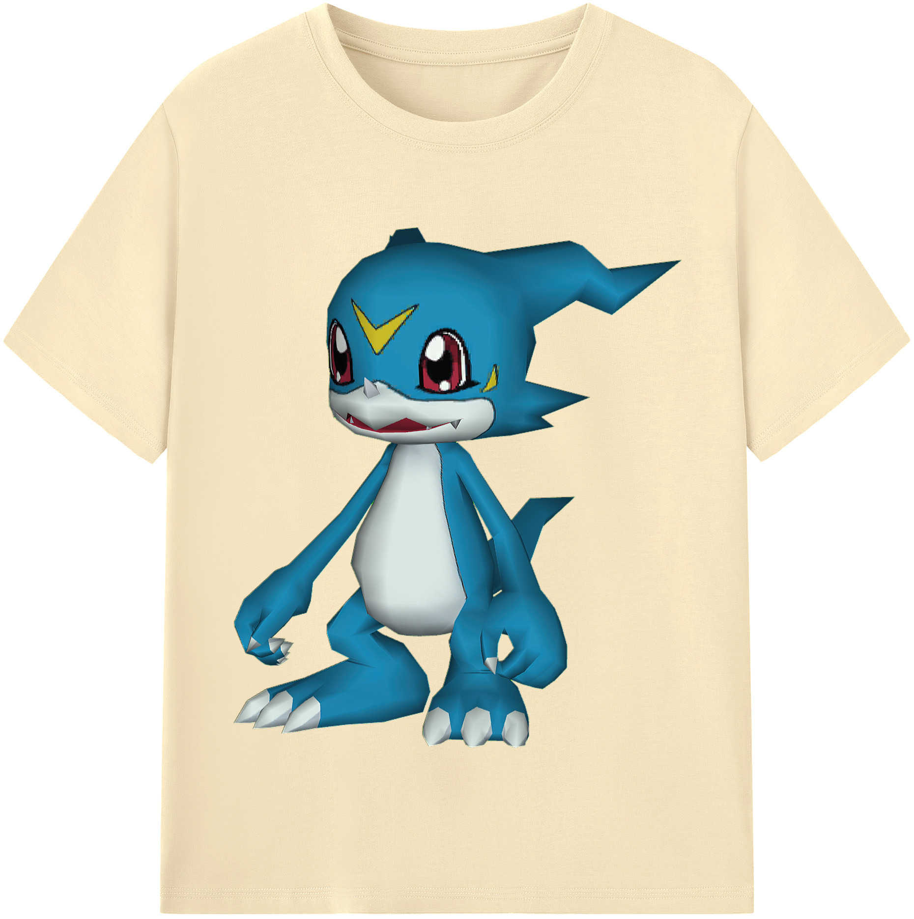 （画像用） Digimon デジタルモンスター/デジモン 綿100％半袖Tシャツ（フロントプリント）