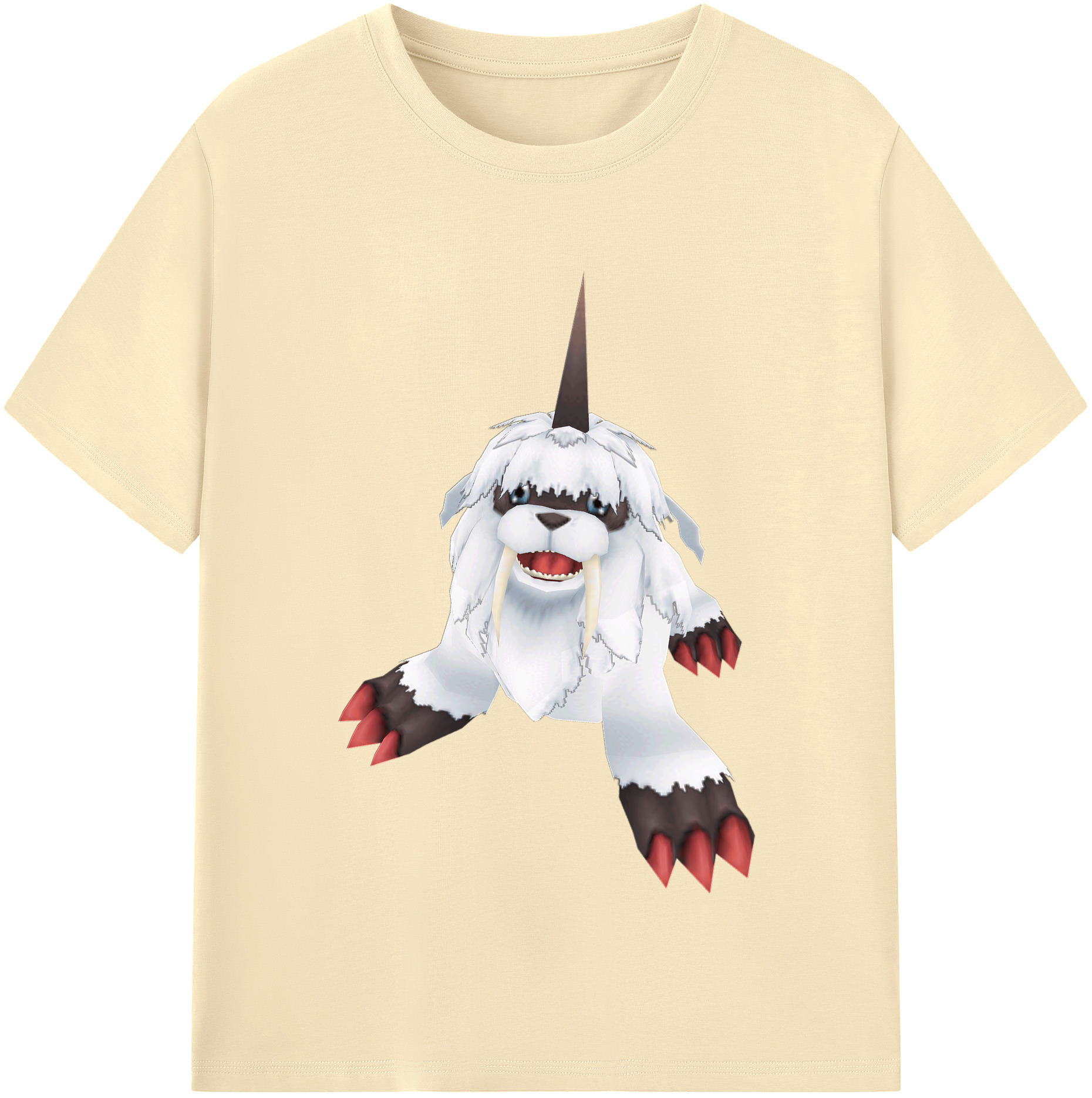 （画像用） Digimon デジタルモンスター/デジモン 綿100％半袖Tシャツ（フロントプリント）