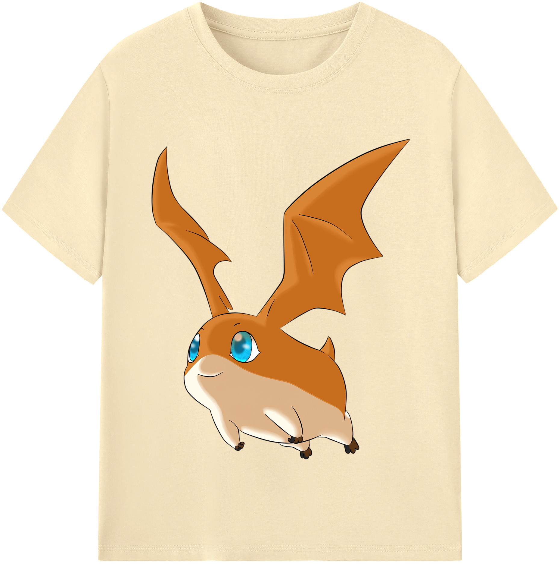 （画像用） Digimon デジタルモンスター/デジモン 綿100％半袖Tシャツ（フロントプリント）