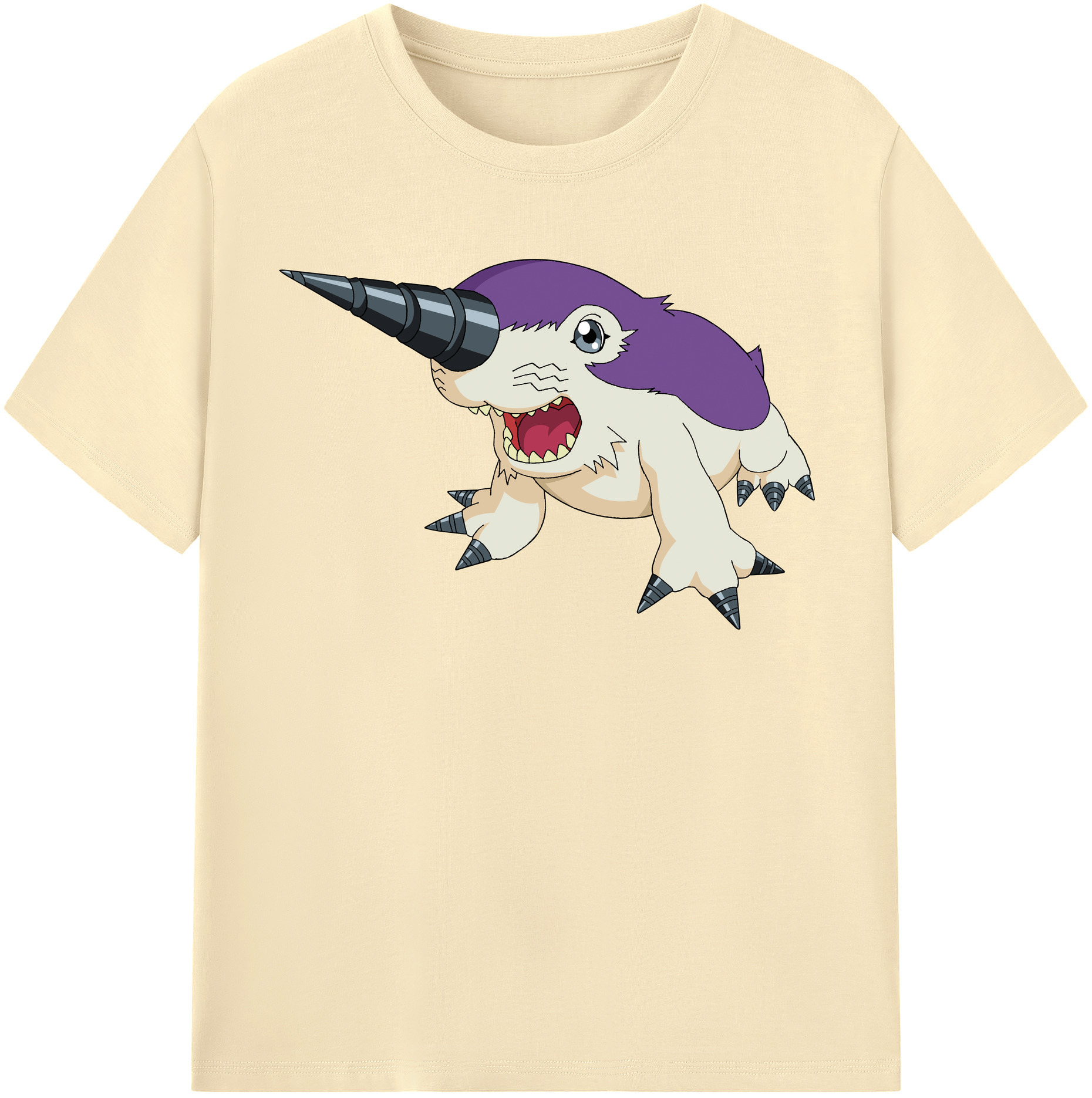 （画像用） Digimon デジタルモンスター/デジモン 綿100％半袖Tシャツ（フロントプリント）