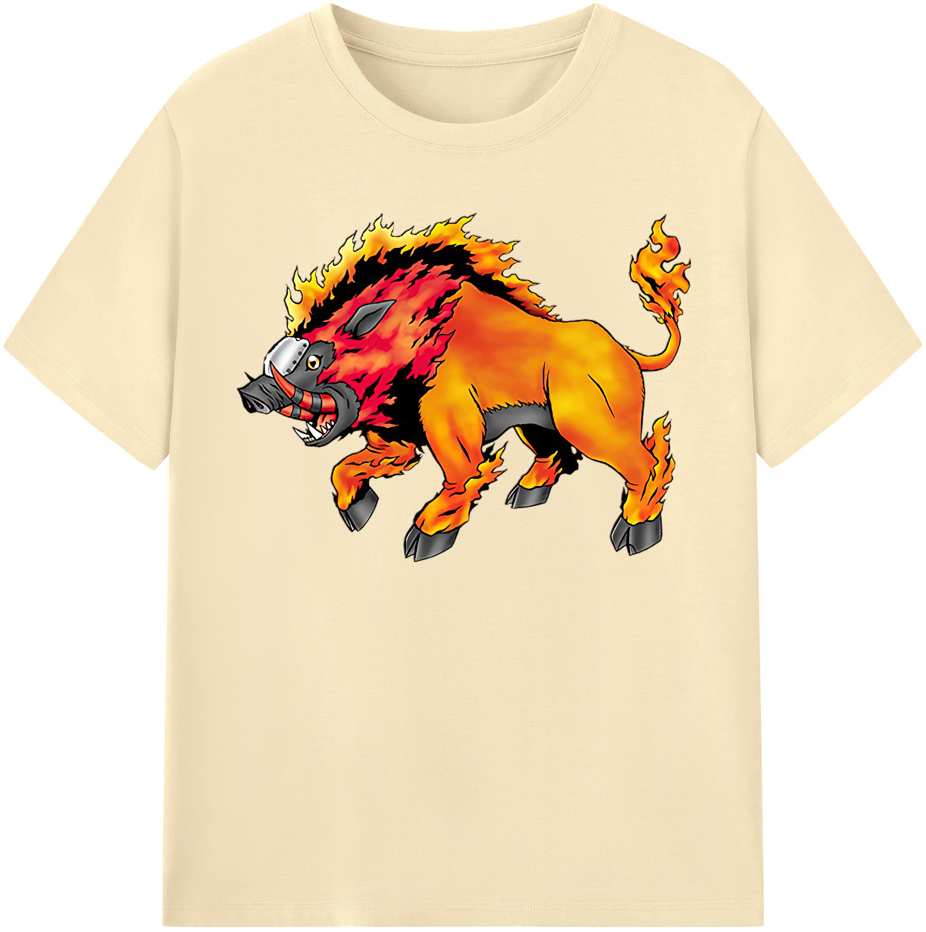 （画像用） Digimon デジタルモンスター/デジモン 綿100％半袖Tシャツ（フロントプリント）