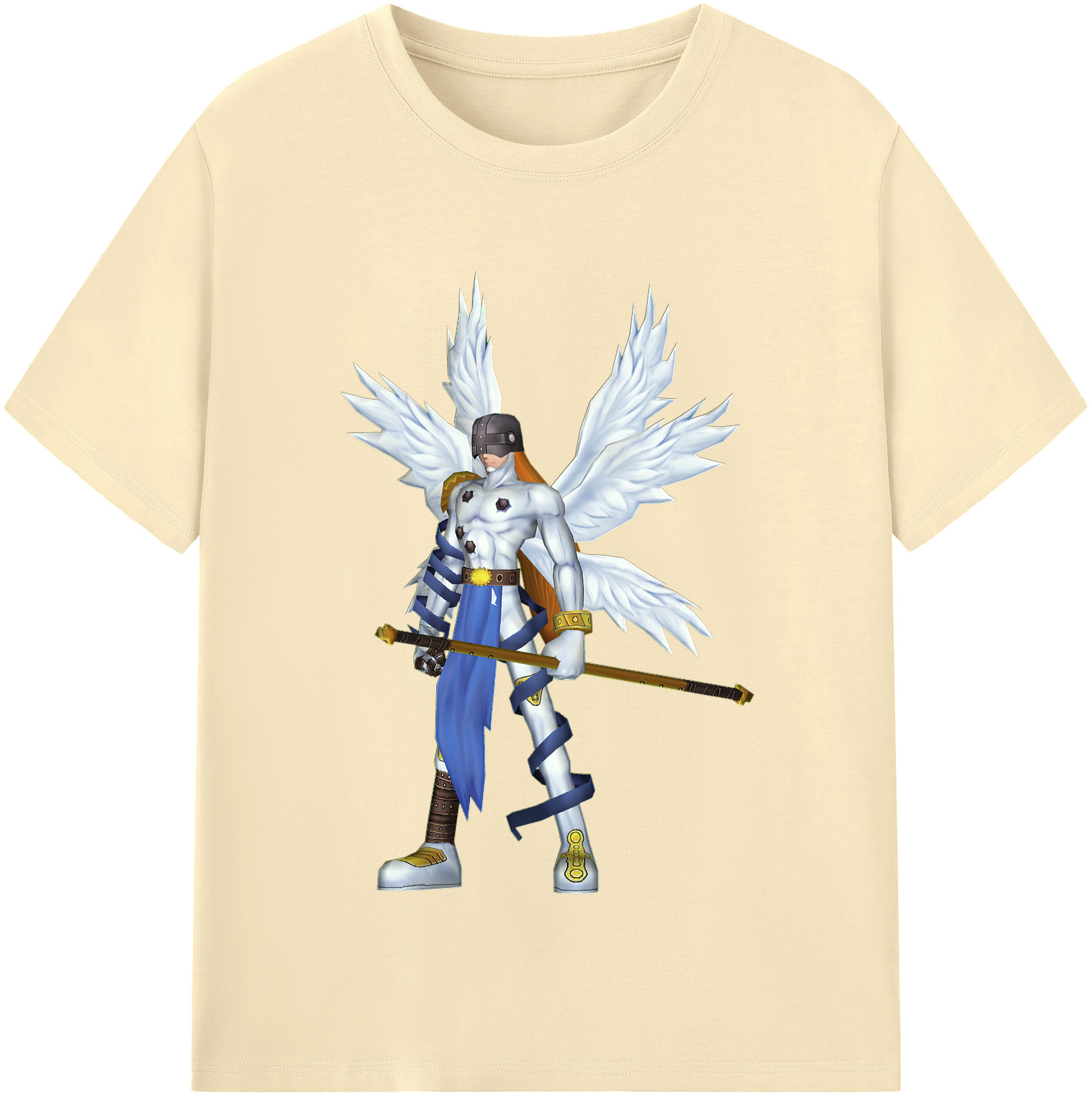 （画像用） Digimon デジタルモンスター/デジモン 綿100％半袖Tシャツ（フロントプリント）